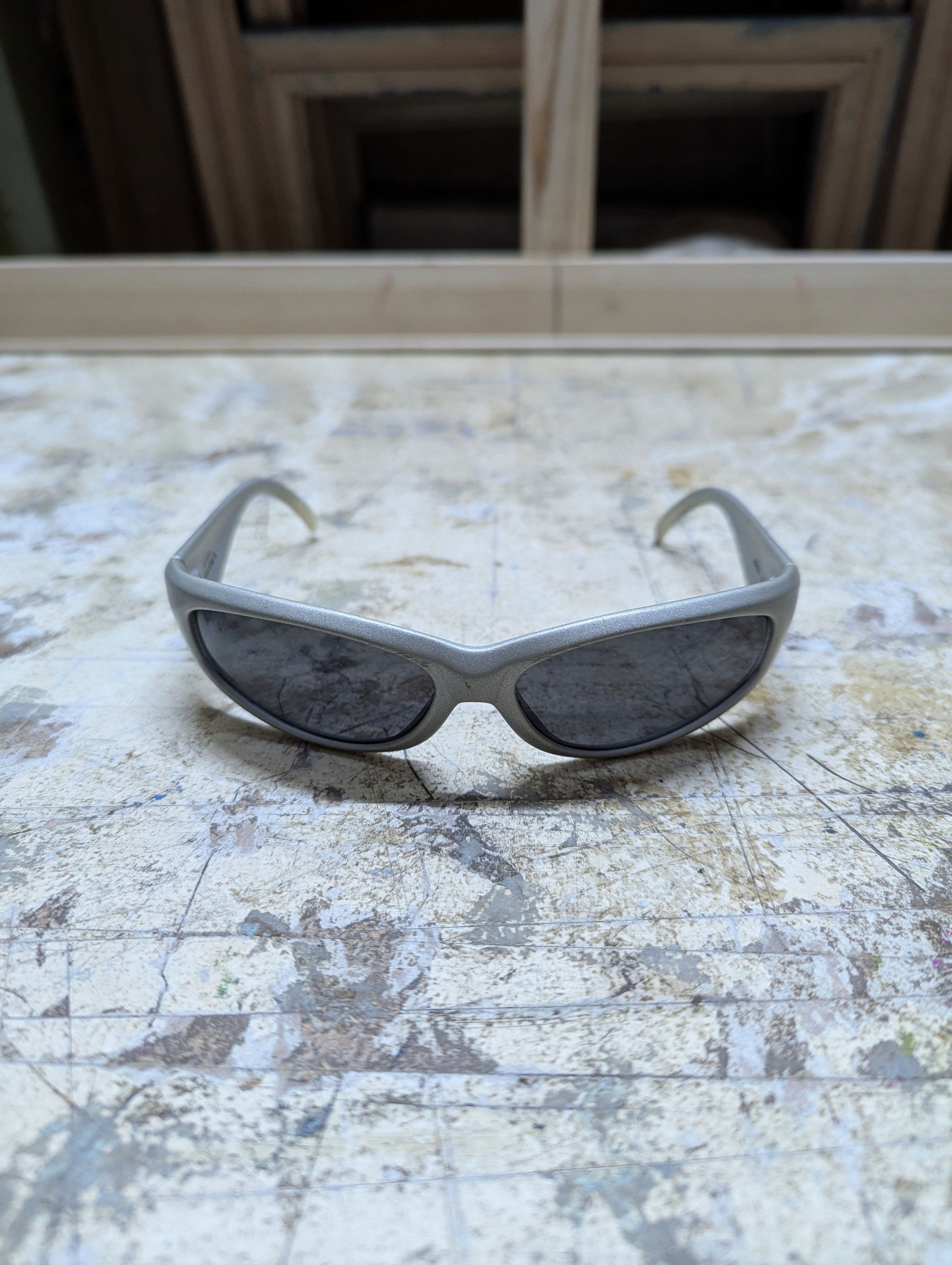 Vintage 00s Siemens Wind Silver Sunglasses Size ONE SIZE - 4 Thumbnail