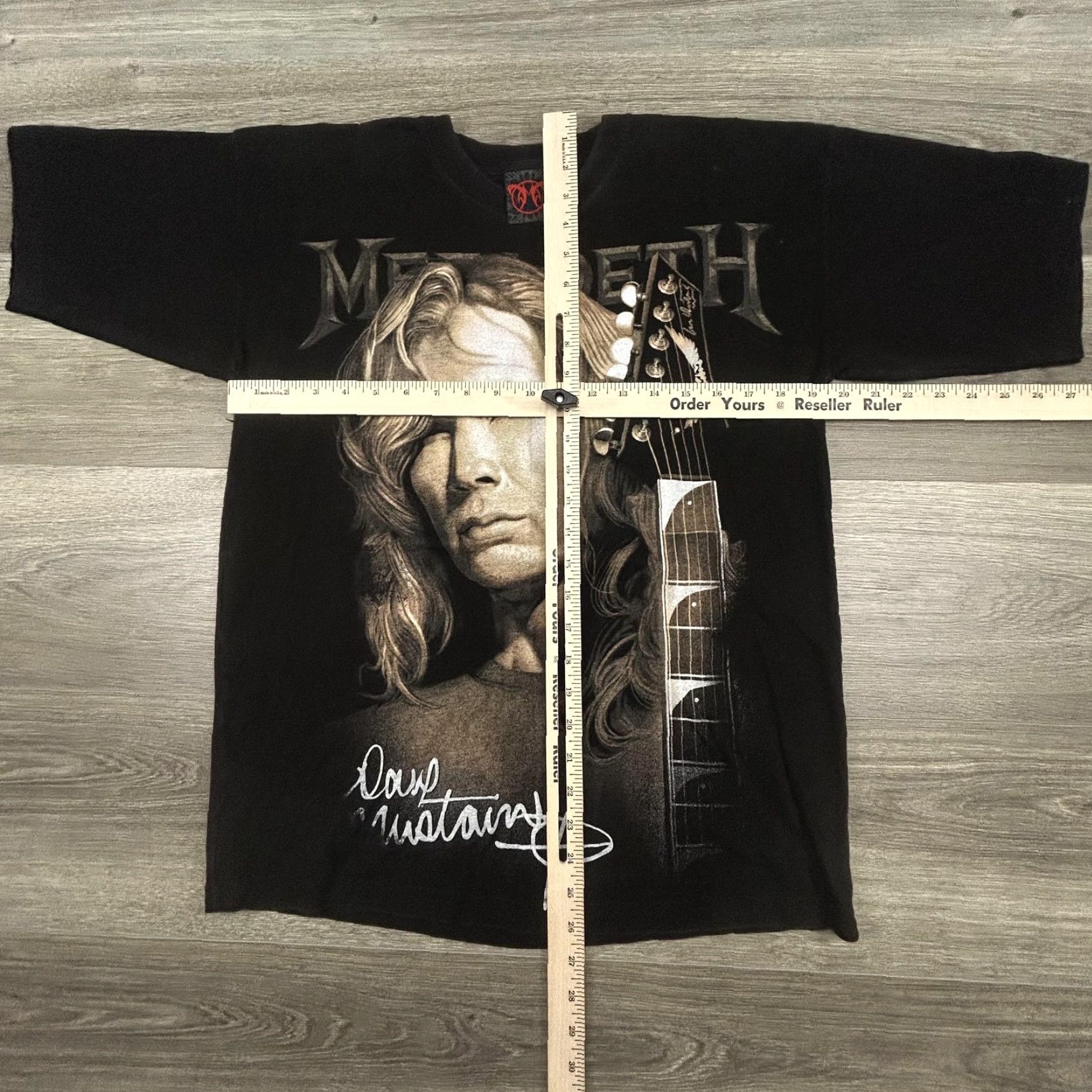 Vintage VINTAGE Megadeth Shirt Mens Large Black Dave Mustaine Rock Metal Band Tee 90s Size US L / EU 52-54 / 3 - 4 Thumbnail