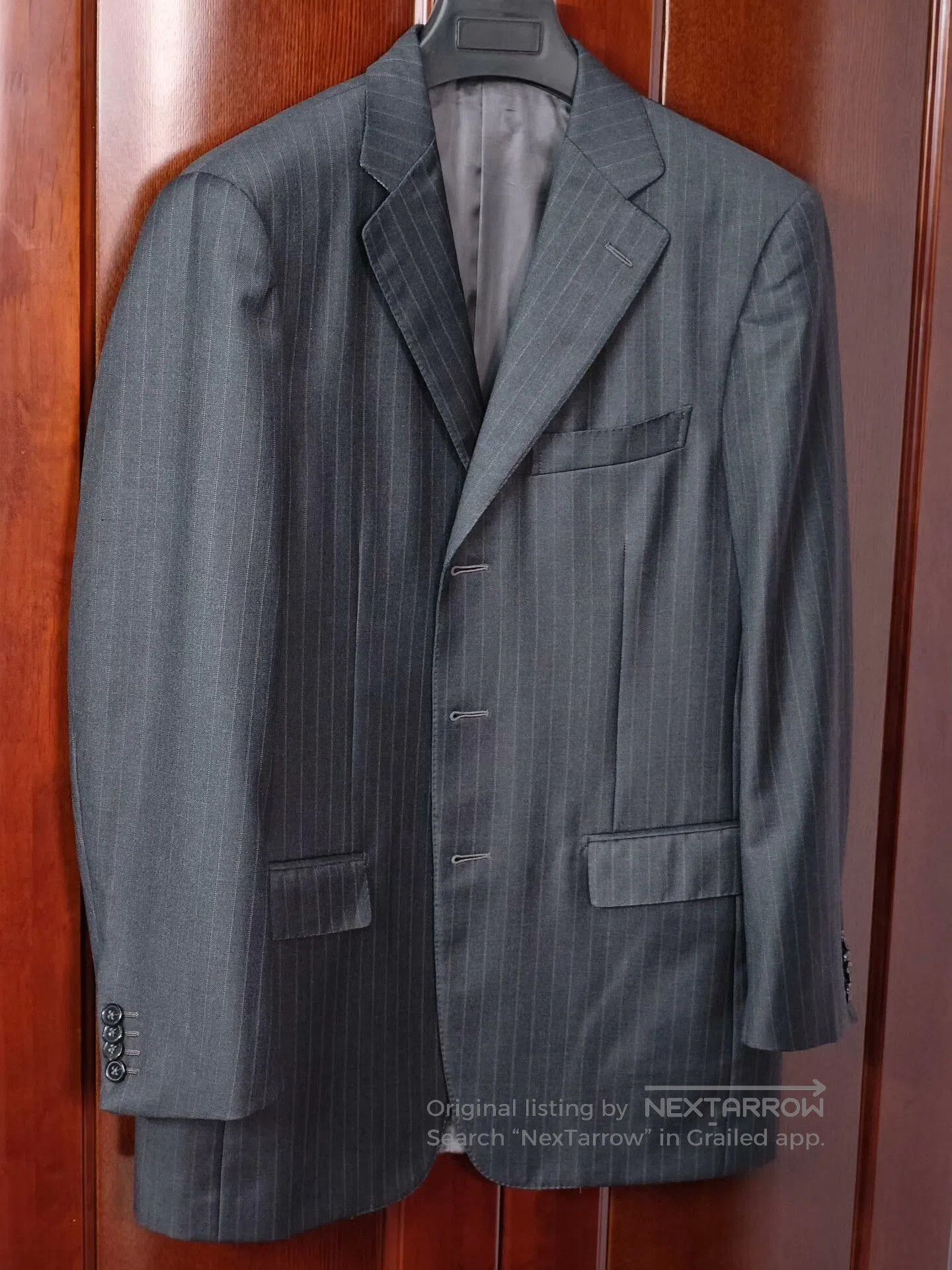 Ermenegildo Zegna Zegna Italian Wool Linen Suit Jacket. Size US S / EU 44-46 / 1 - 1 Thumbnail