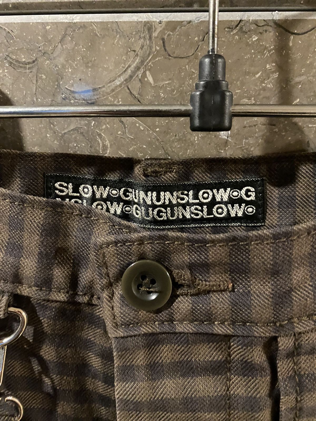 Japanese Brand Slow gun bondage pocket cargo pants Size US 31 - 5 Thumbnail