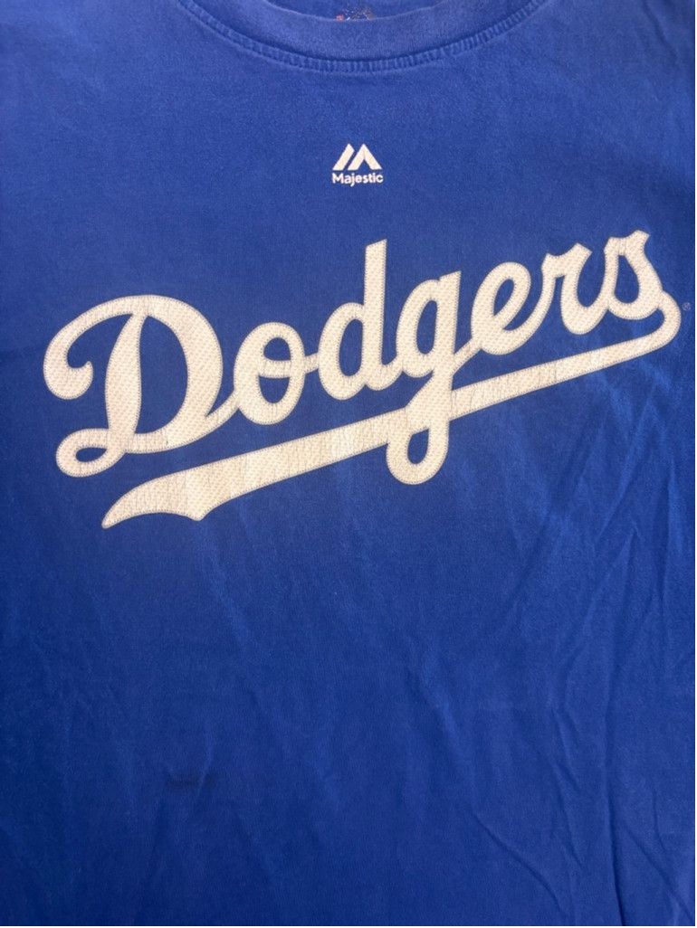 Majestic Men's Majestic Dodgers T-Shirt XL Blue Size US XL / EU 56 / 4 - 7 Thumbnail