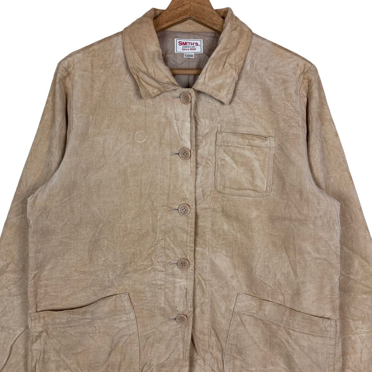Smith's American Vintage Smith’s American Flat Button Fleece Light Jacket Size US L / EU 52-54 / 3 - 2 Thumbnail