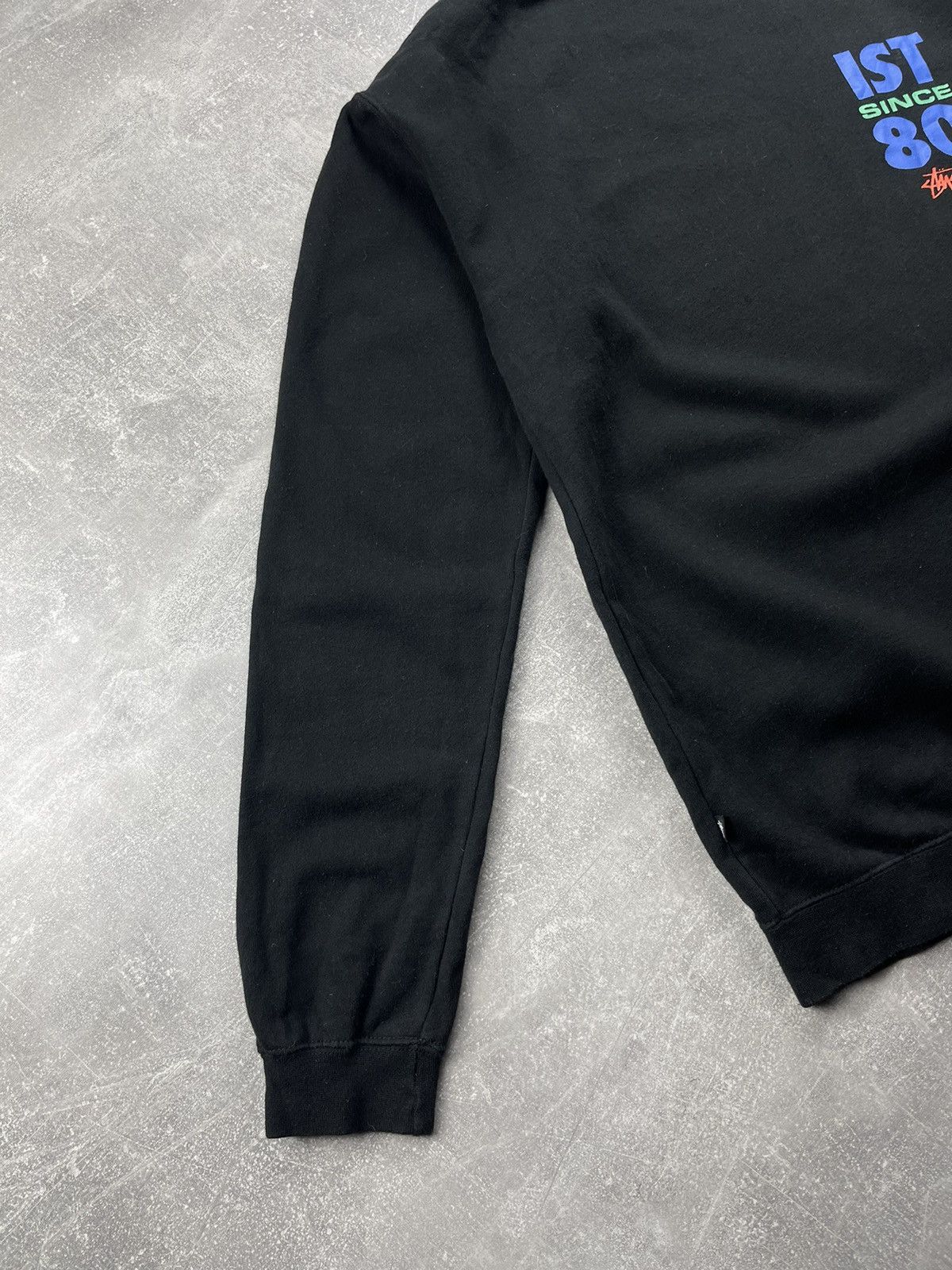 Stussy Stüssy World Tour “1980” Graphic Crewneck Sweatshirt Black Size US S / EU 44-46 / 1 - 7 Thumbnail