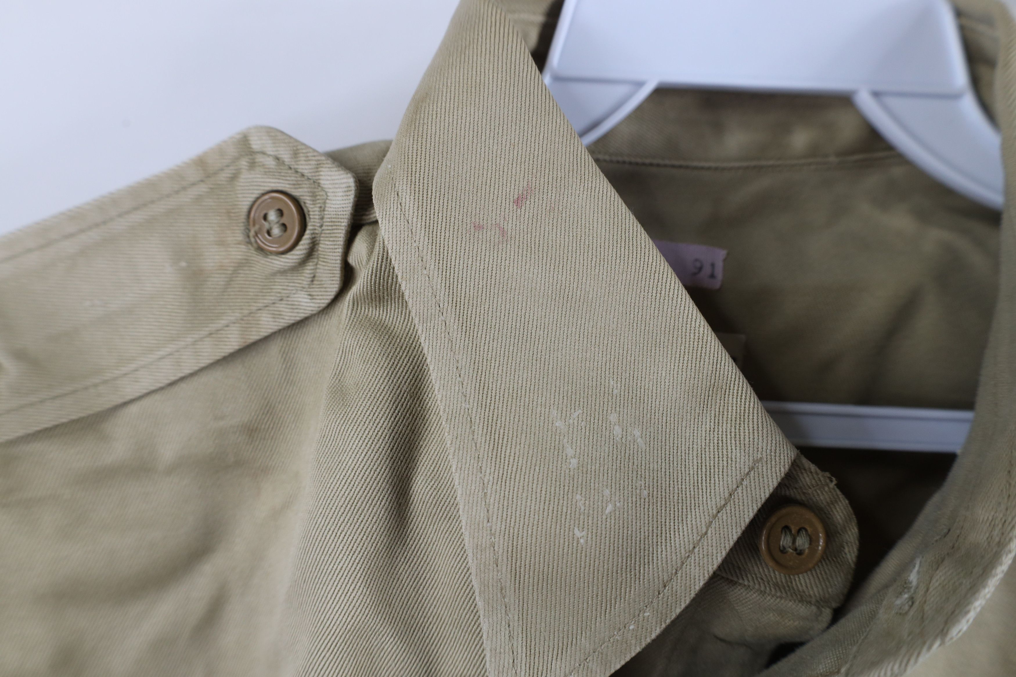 Vintage Vintage 50s Korean War Field Combat Fatigue Shirt Khaki USA Size US M / EU 48-50 / 2 - 7 Thumbnail