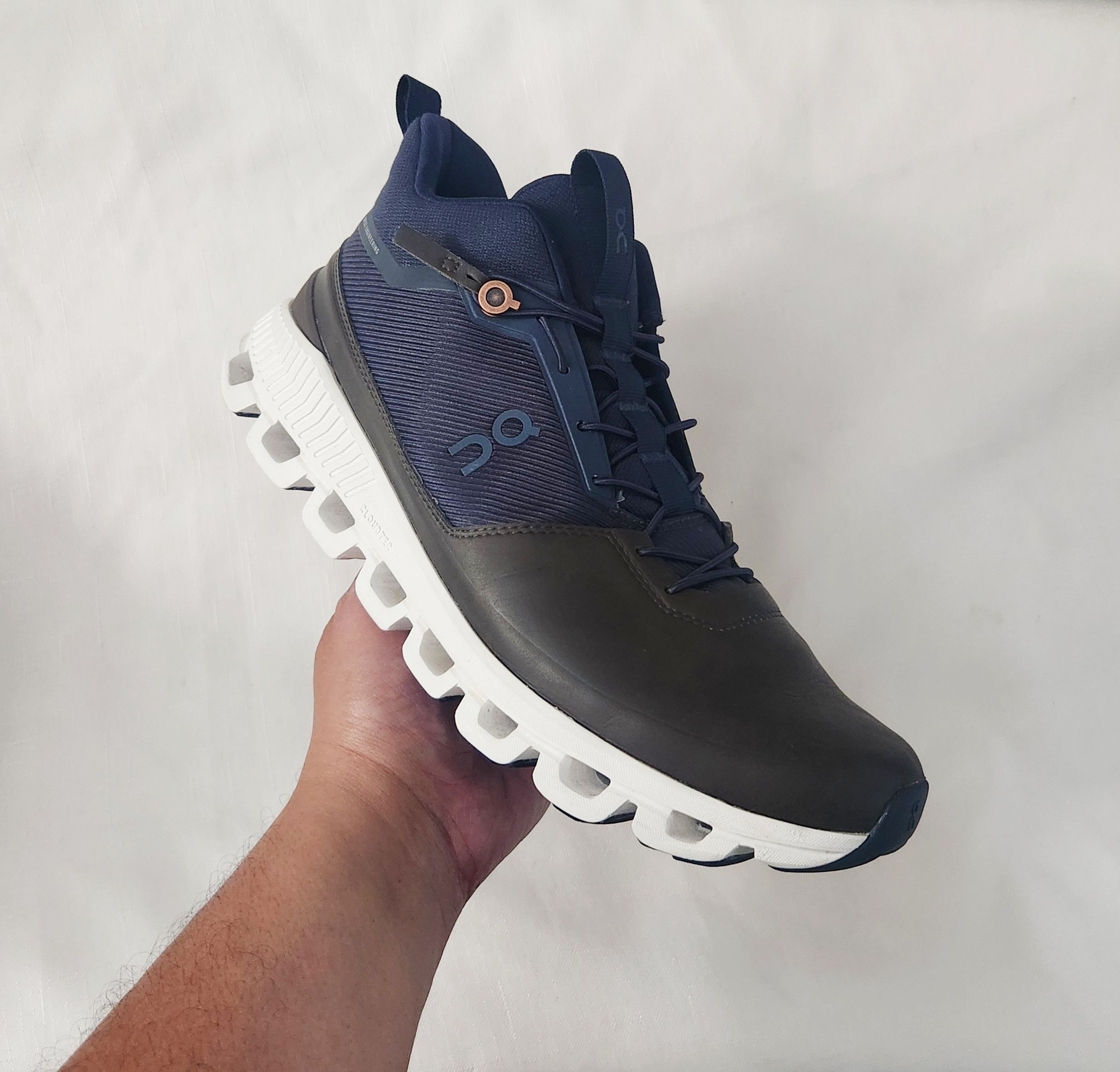 On On Running Cloud Hi Ink Brown Navy Blue Men's SZ 10 sneaker Size US 10 / EU 43 - 1 Thumbnail