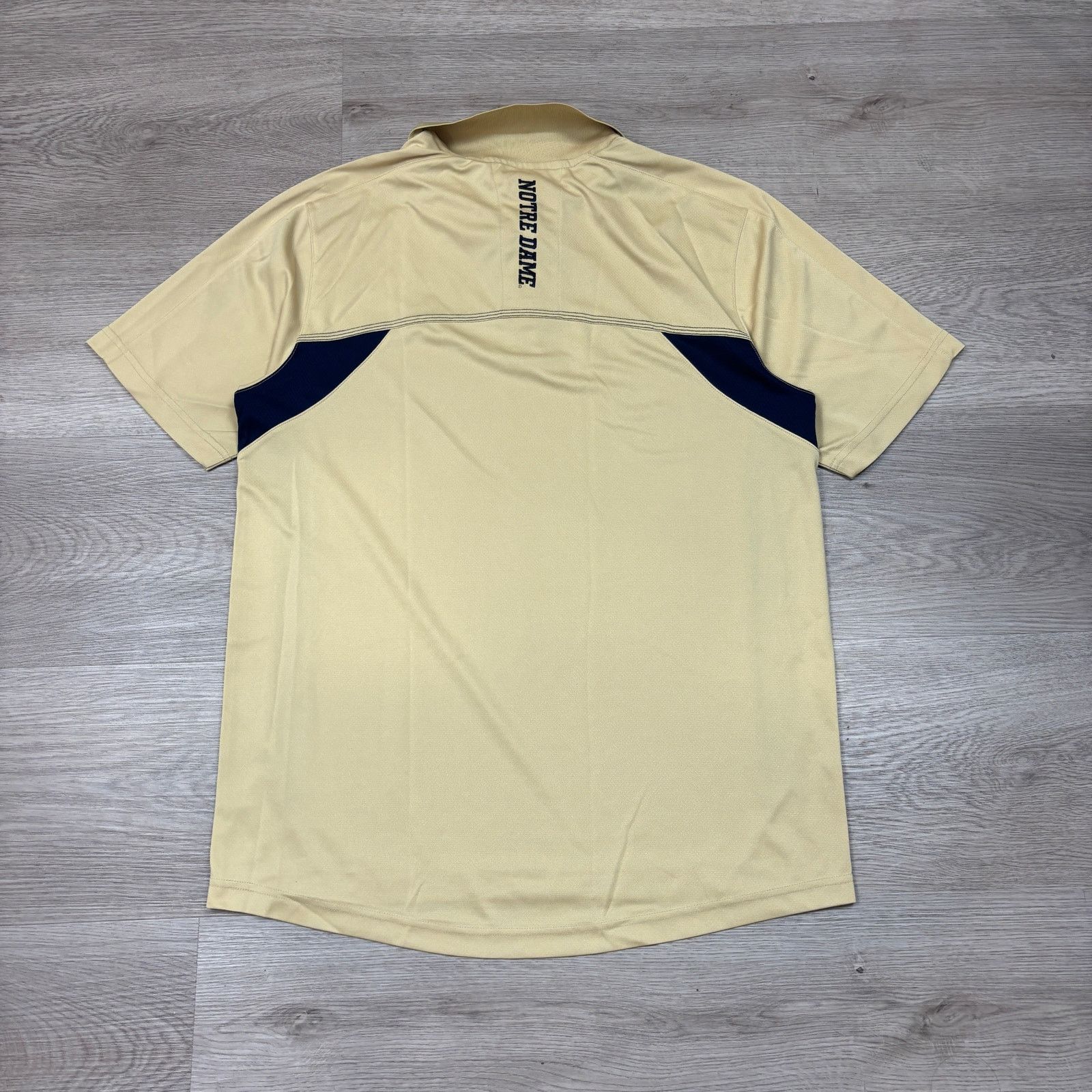 Adidas Adidas Notre Dame Fighting Irish Team Issue Polo Men's Large Size US L / EU 52-54 / 3 - 3 Thumbnail