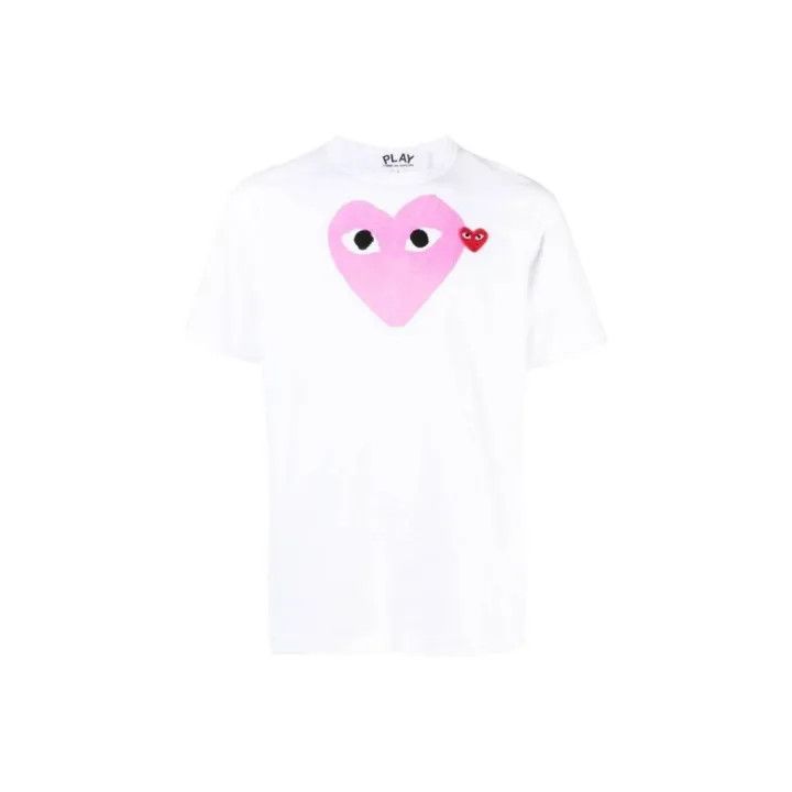 Comme des Garcons Comme des Garçons Play Heart Print T-Shirt 0079 Size US S / EU 44-46 / 1 - 1 Thumbnail