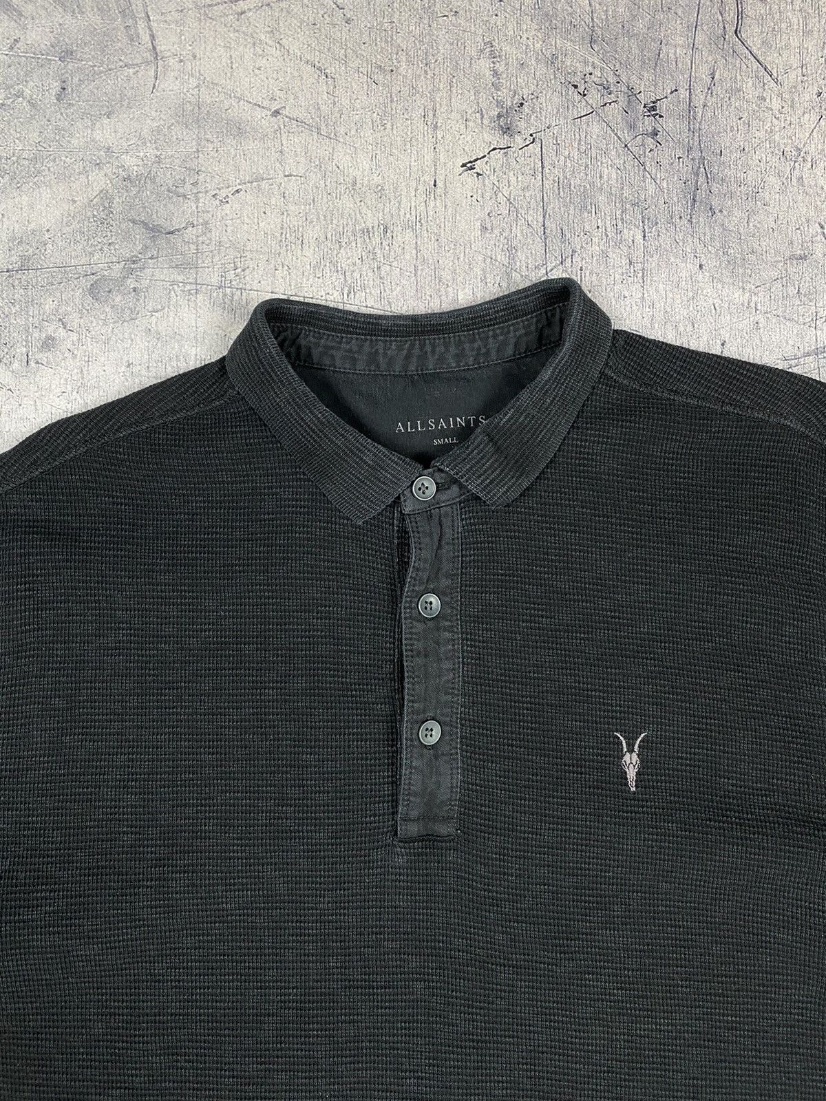 Allsaints Allsaints Designer Luxury Basic Polo Shirt Size US S / EU 44-46 / 1 - 5 Thumbnail