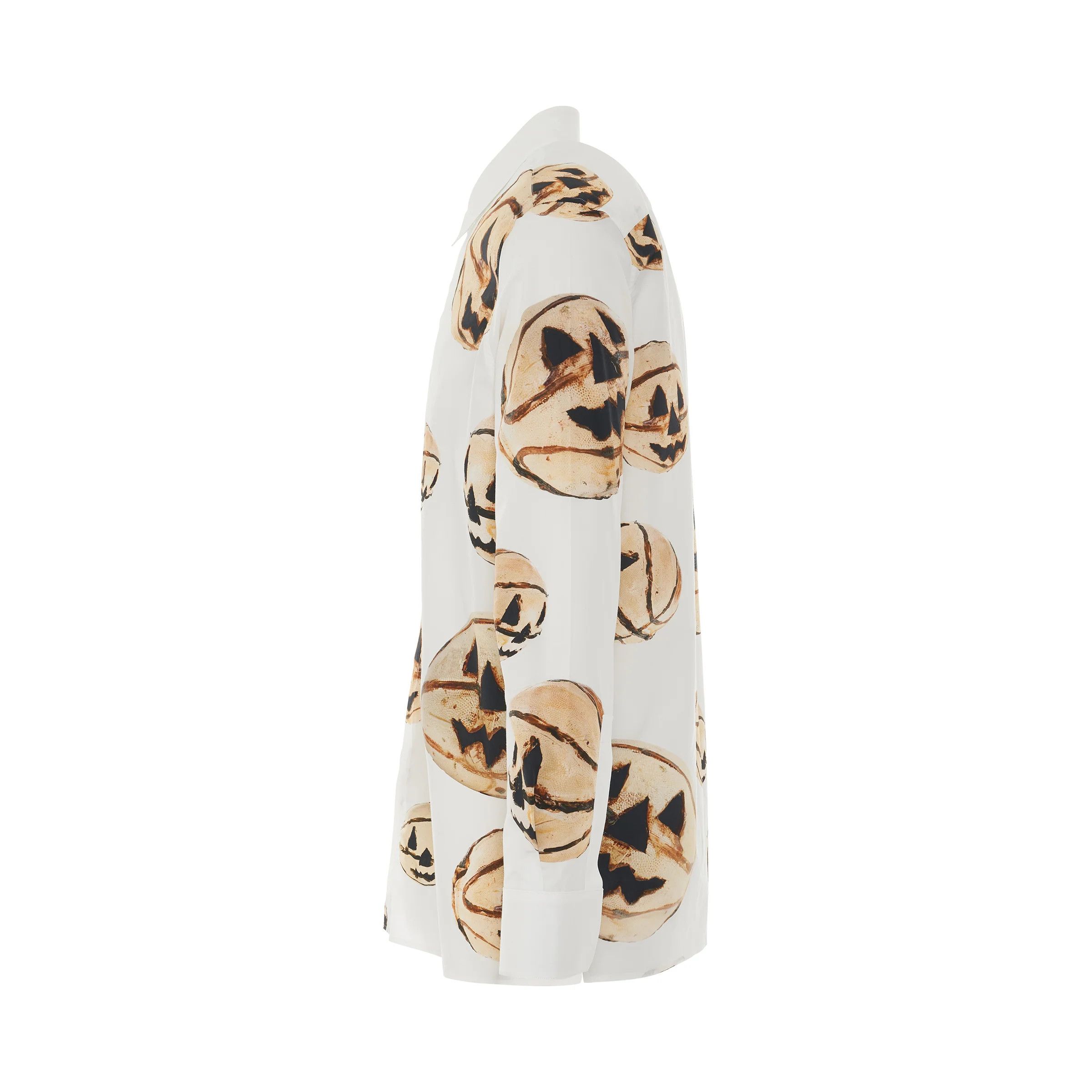 Givenchy o1mris0824 Print Shirt in White/Yellow Size US L / EU 52-54 / 3 - 3 Thumbnail
