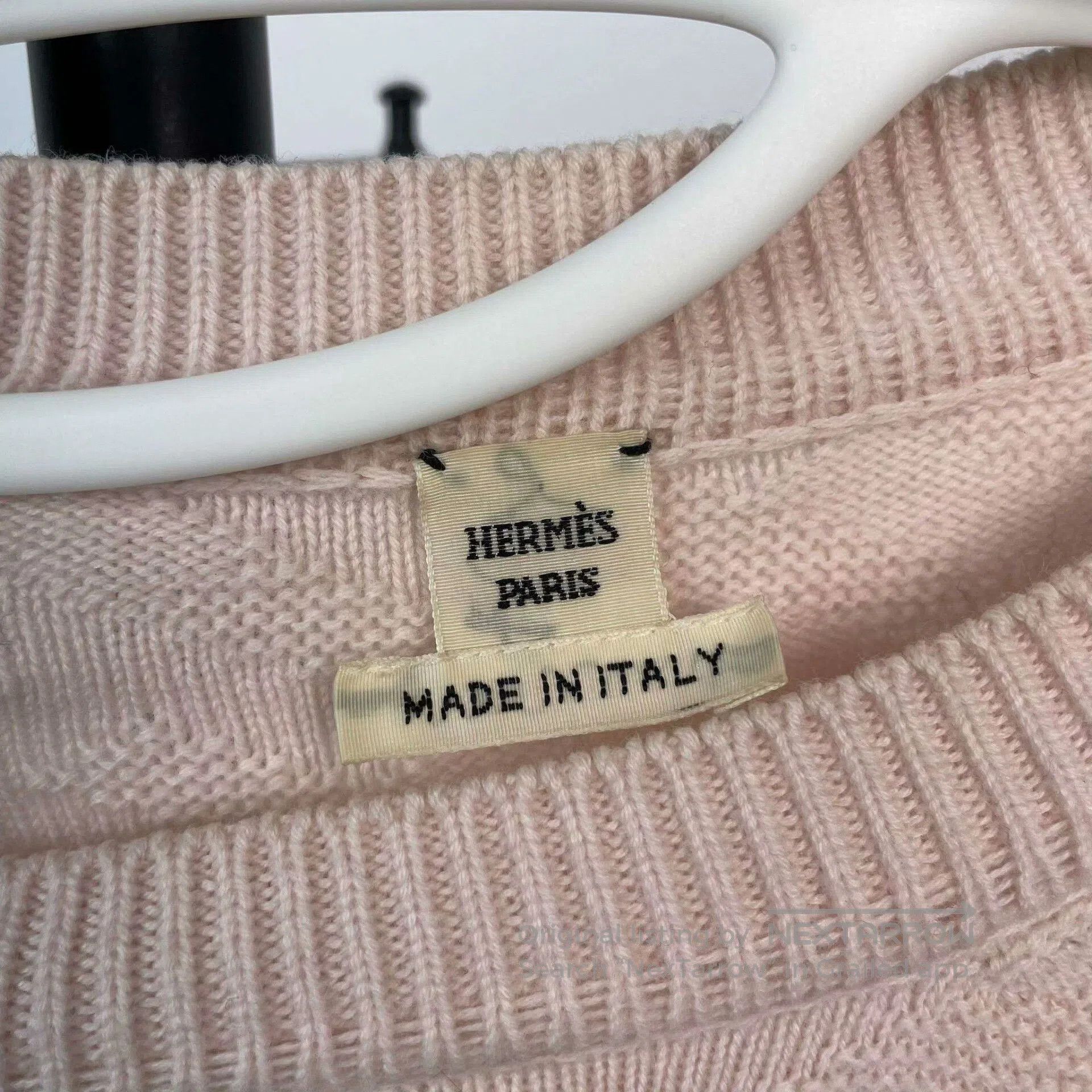 Hermes Hermès Pink Knit Sweater Size 38. Size S / US 4 / IT 40 - 3 Thumbnail