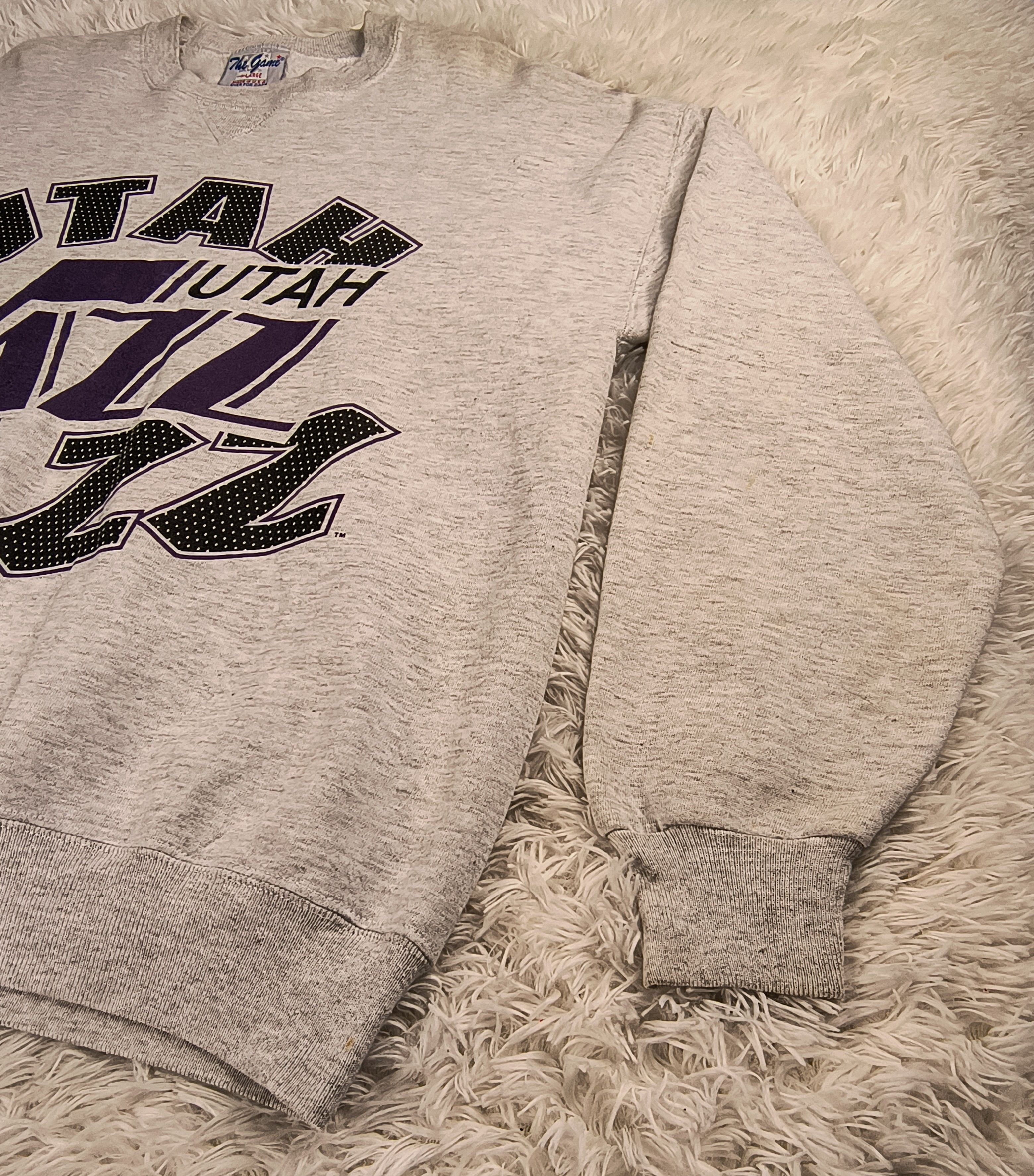 NBA Vintage NBA Utah Jazz 90s crewneck sweatshirt Size US XL / EU 56 / 4 - 4 Thumbnail