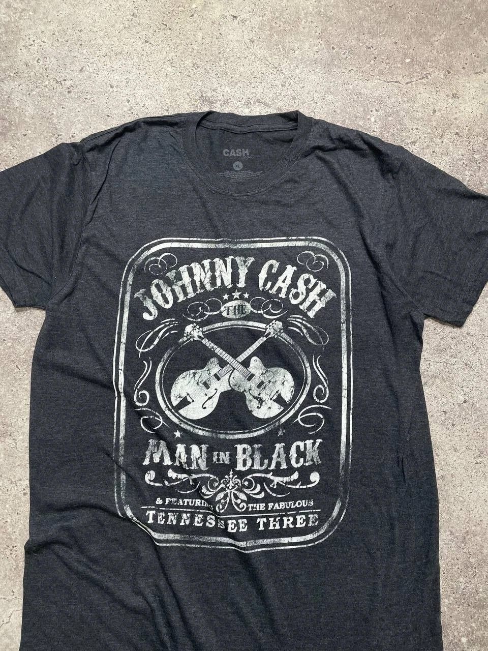 Band Tees Vintage Johnny Cash Man Tennessee Three T-Shirt Size XL Size US XL / EU 56 / 4 - 2 Thumbnail