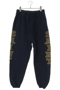 Saint Michael SAINT MICHAEL 25AW SAINT Print Sweatpants Navy Size S Size US 28 / EU 44 - 1 Thumbnail