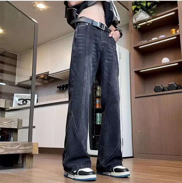 Japanese Brand Straight washed casual jeans Size US 32 / EU 48 - 5 Thumbnail