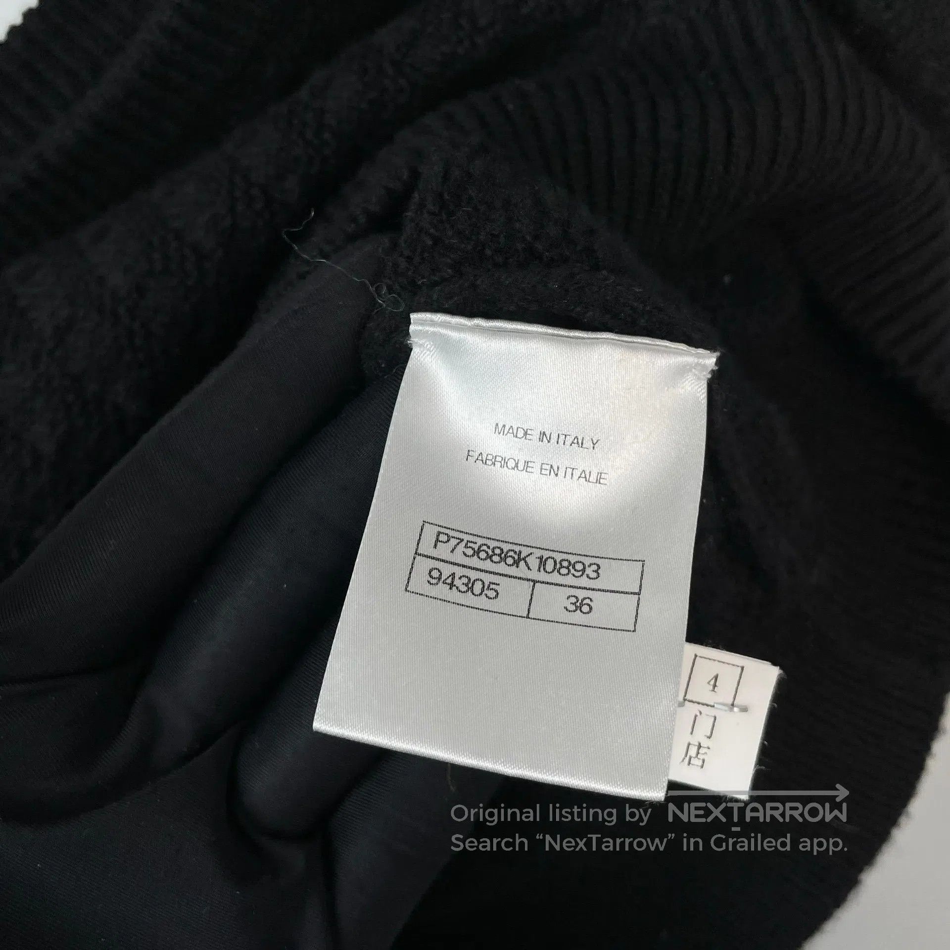 Chanel Chanel Black Leather Strap Chain Slanted Shoulder Long Sle Size XS / US 0-2 / IT 36-38 - 4 Thumbnail
