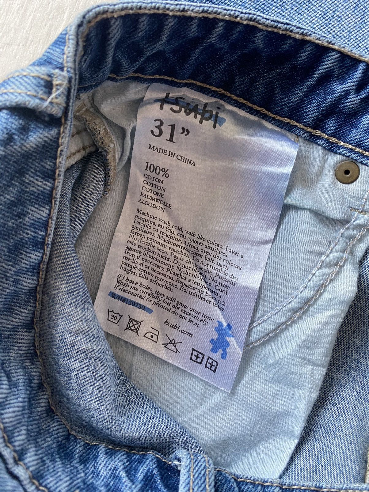 Ksubi Ksubi Slim Pin No Rules Indigo Denim Pants Size US 32 / EU 48 - 12 Thumbnail