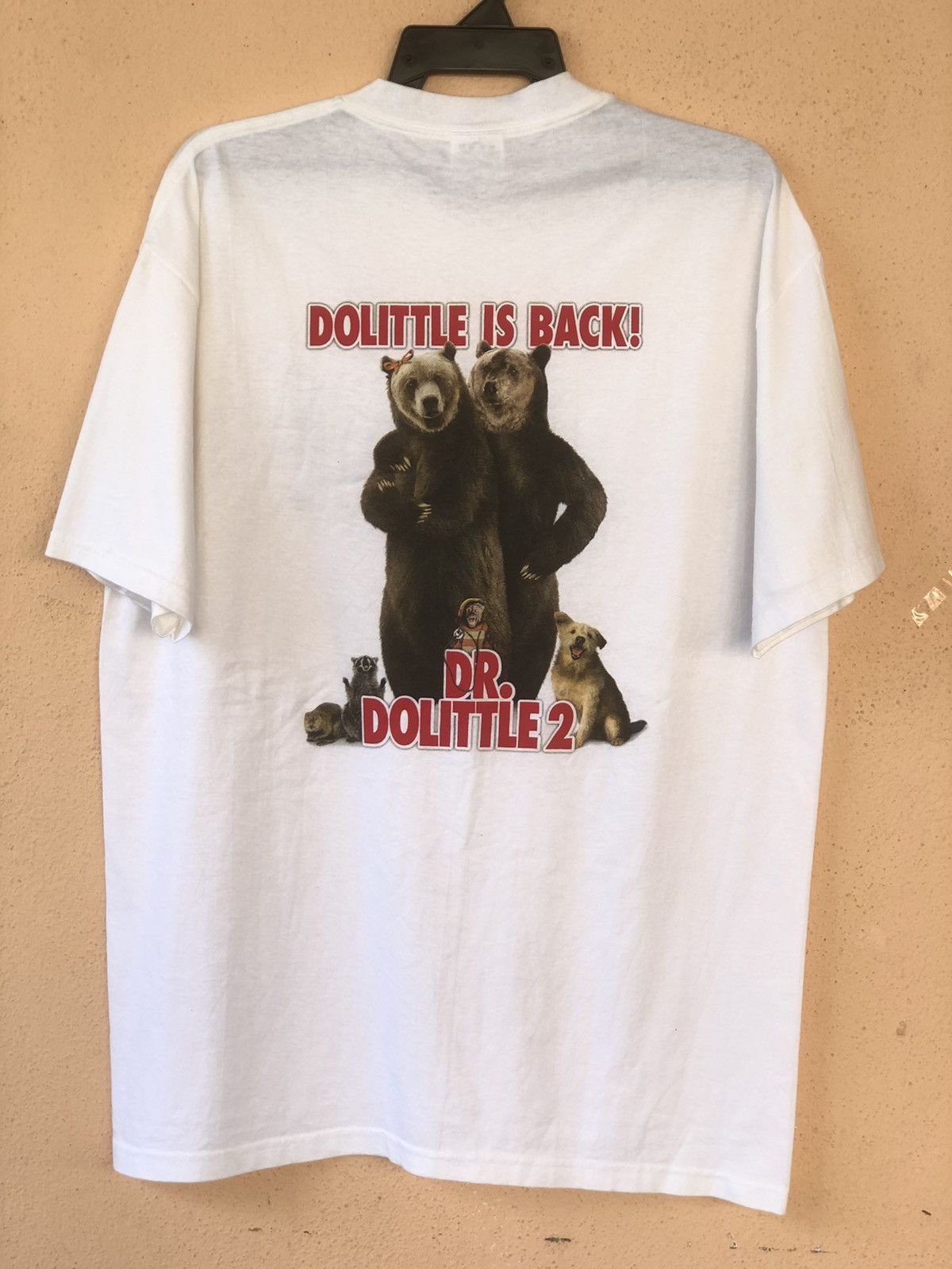 image of Dr Dolittle 2 Eddie Murphy Comedy Movie in White, Men's (Size Large)
