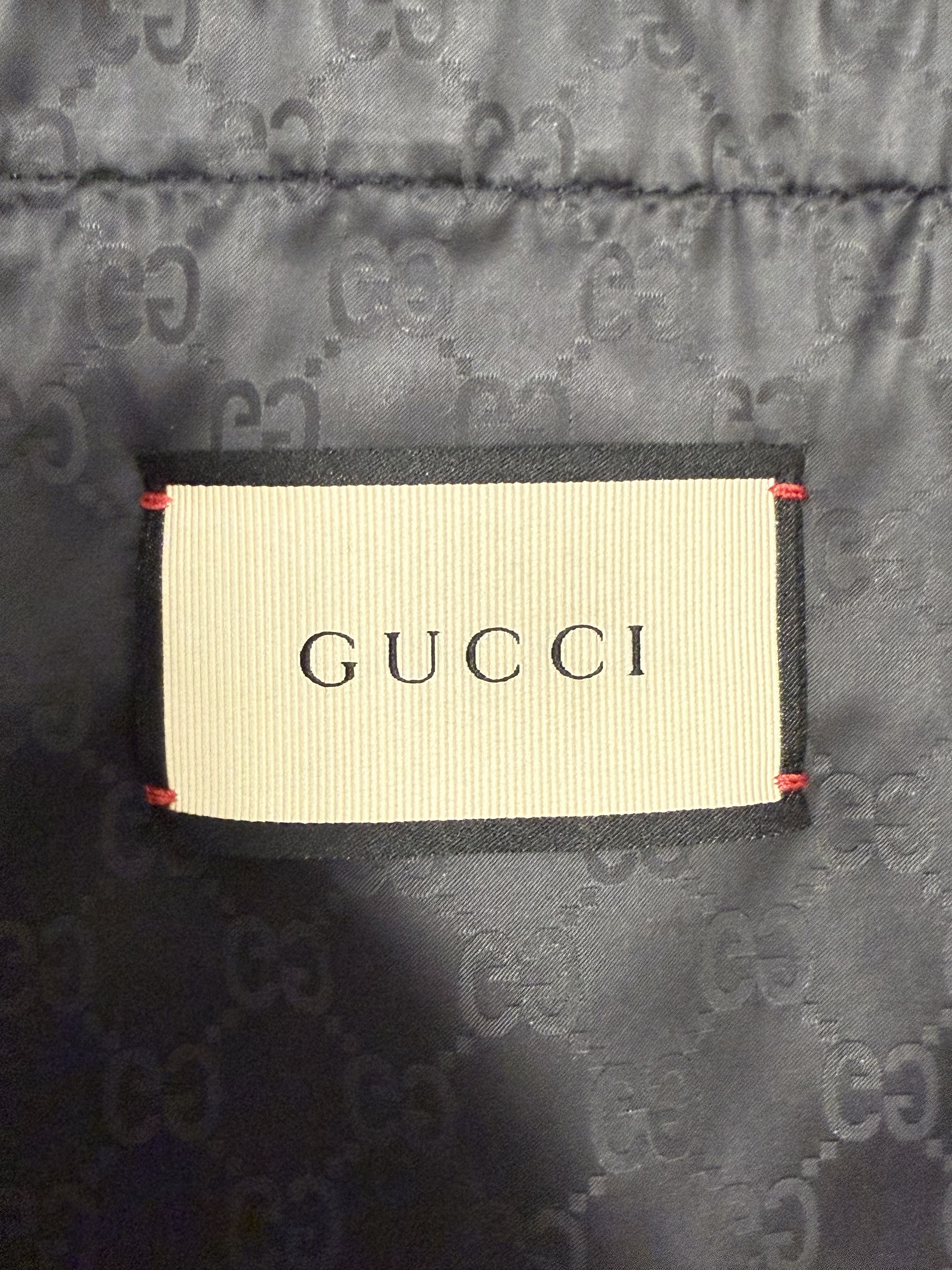 Gucci Gucci Black Monogram Windbreaker Size US M / EU 48-50 / 2 - 2 Thumbnail