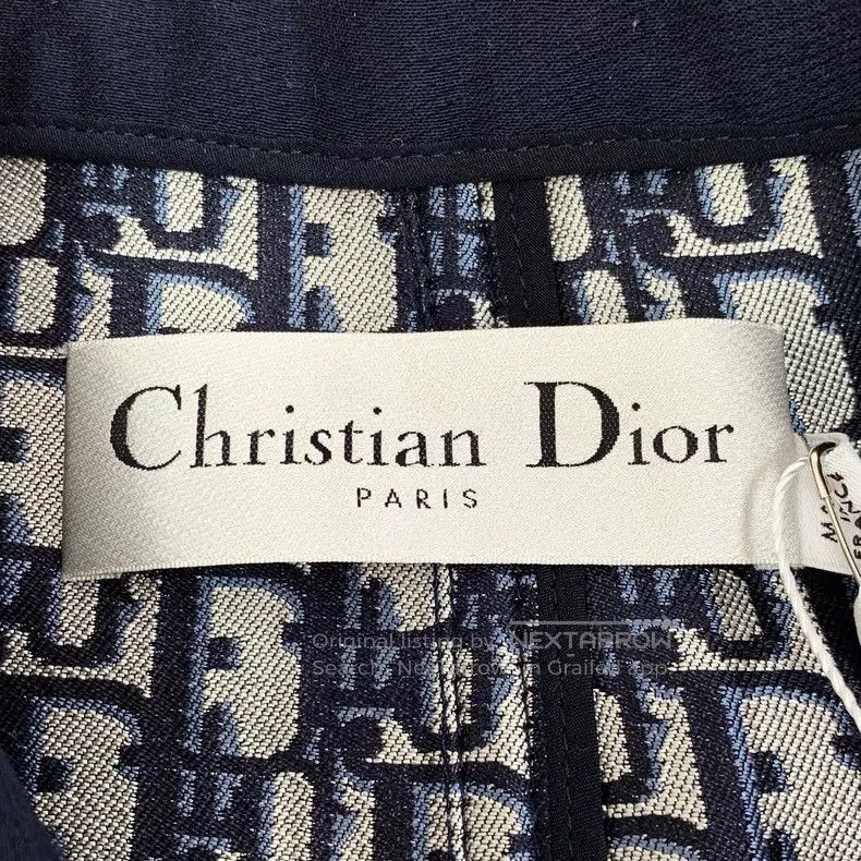 Other Dior Blue Silk Logo Print Jacket. Size US S / EU 44-46 / 1 - 5 Thumbnail