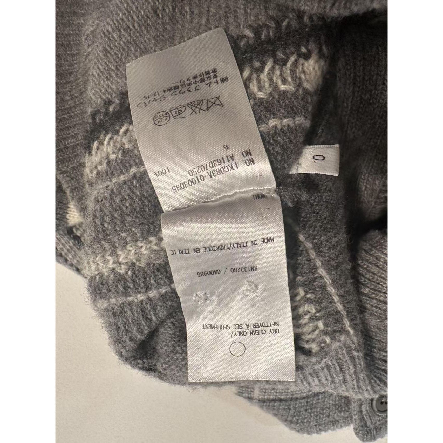 Thom Browne Thom Browne Womens Wool Cardigan With Plaid Pattern Button C Size XS / US 0-2 / IT 36-38 - 5 Thumbnail