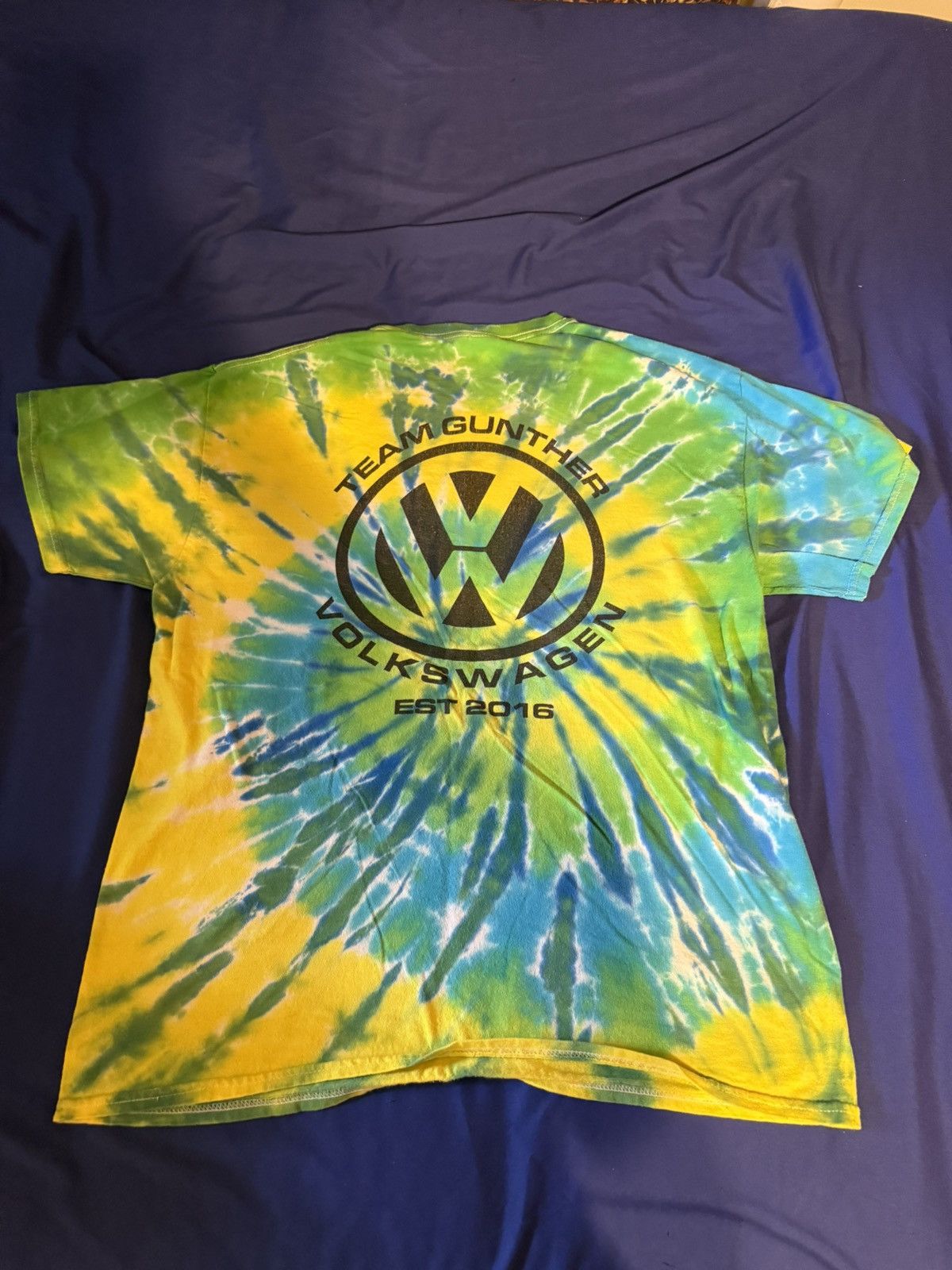 Vintage Tie dye vw shirt Size US M / EU 48-50 / 2 - 2 Thumbnail
