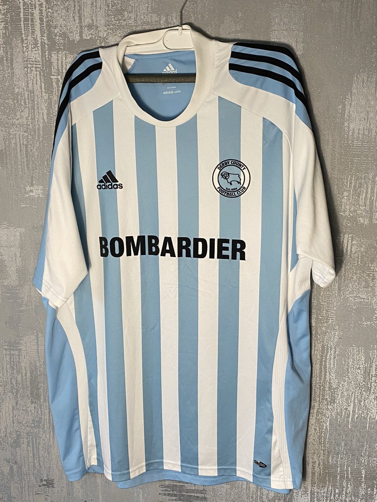 Adidas Vintage 2008 Derby County Adidas Soccer Jersey Third XXL Size US XXL / EU 58 / 5 - 1 Thumbnail