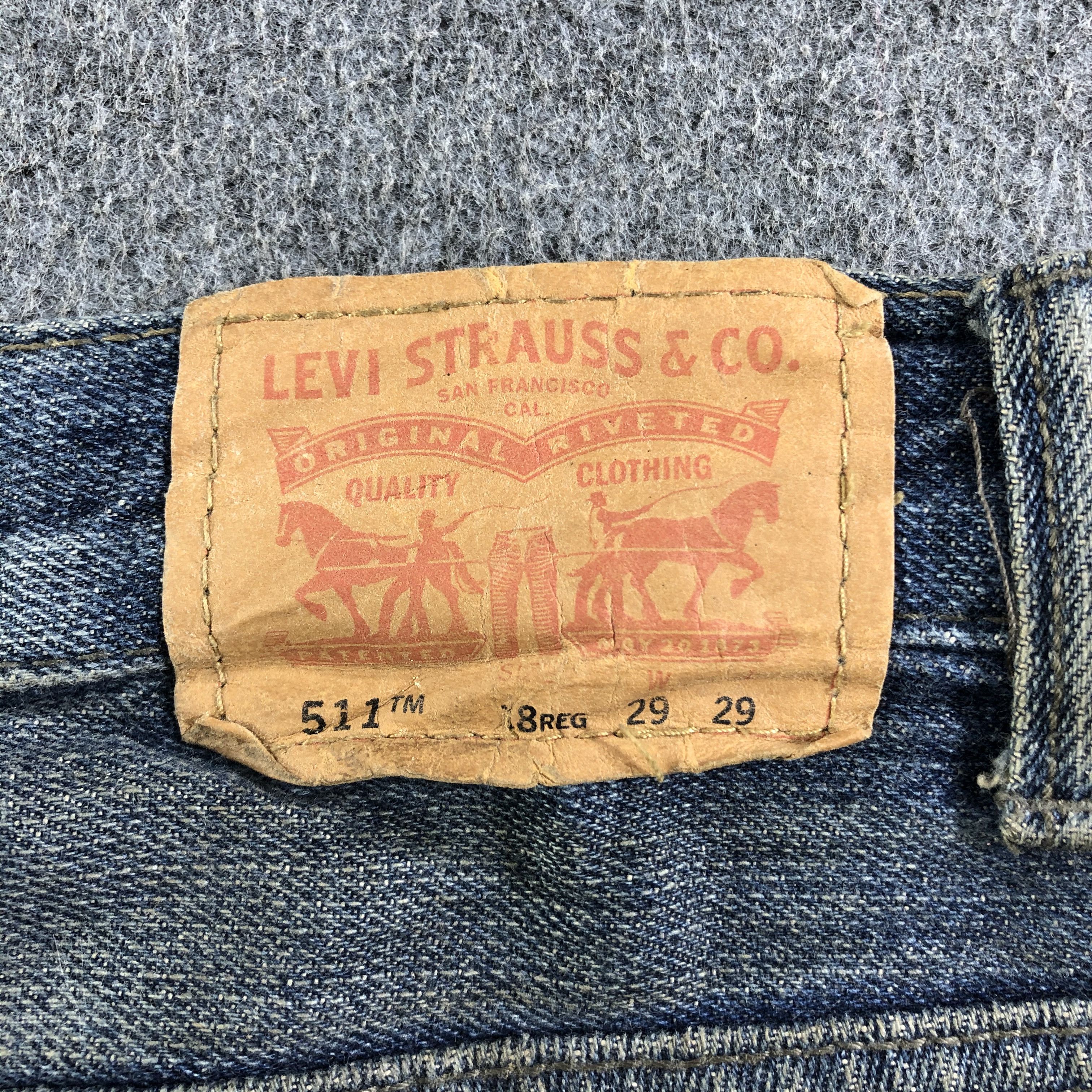 Levi's Vintage Blue Wash Levis 511 Jeans-J3123 Size US 32 / EU 48 - 5 Thumbnail