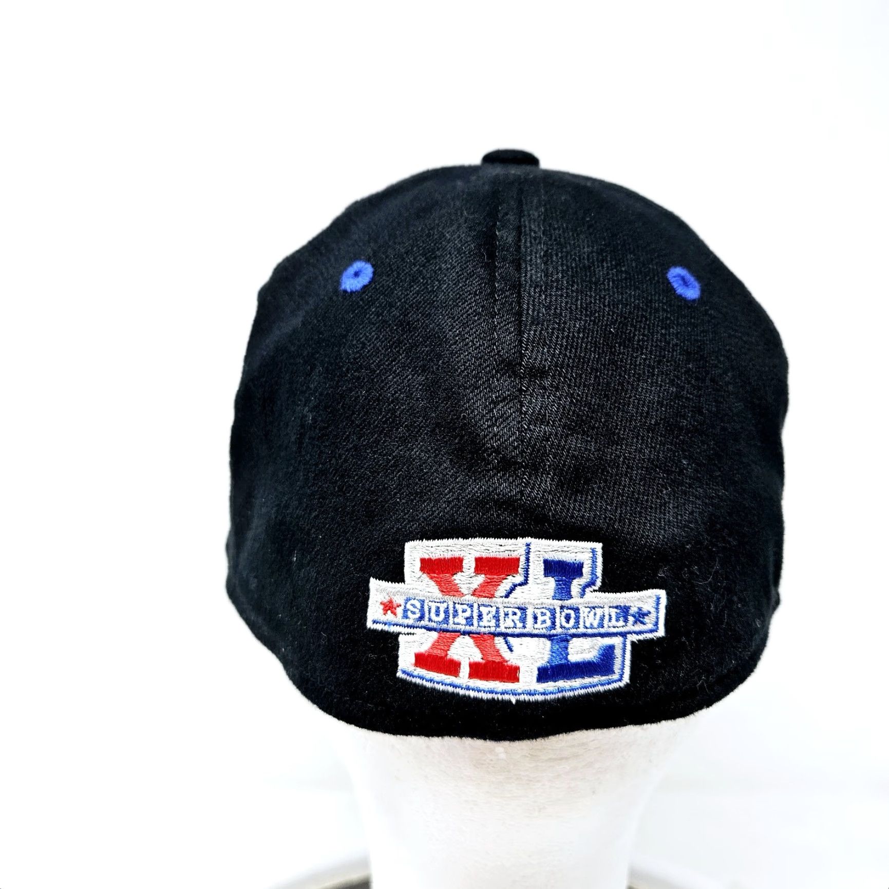 Reebok Reebok Detroit Football Hat Black OSFA XL Cap Men Baseball Logo Super Bowl XL 2006 Size ONE SIZE - 4 Thumbnail