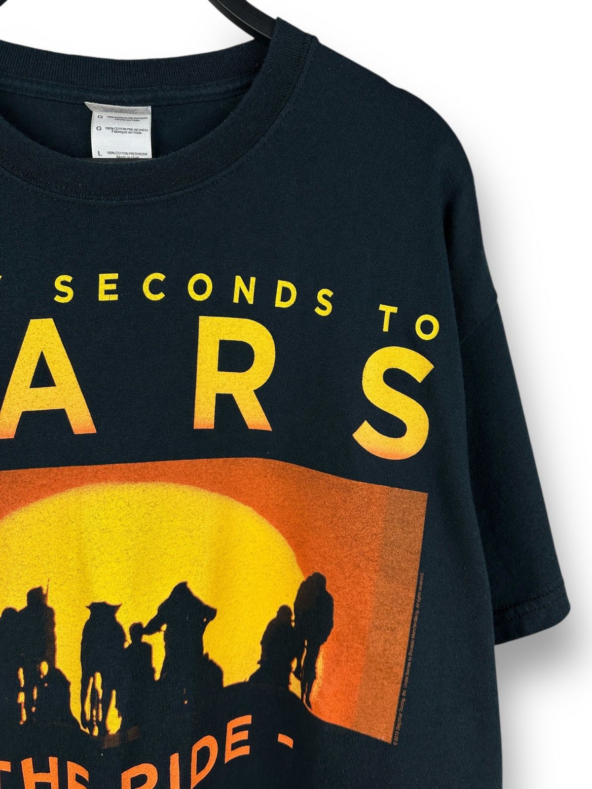 Band Tees Vintage 2010 Thirty Seconds To Mars The Ride Band T-Shirt Size US L / EU 52-54 / 3 - 3 Thumbnail