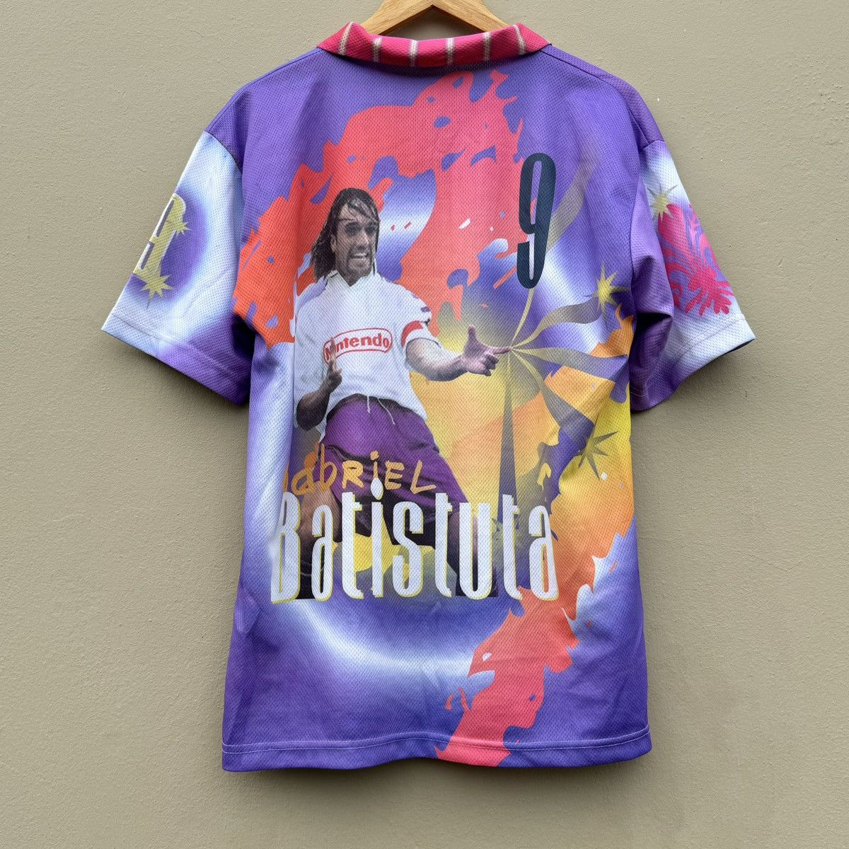 Vintage Vintage batistuta fiorentina football jersey very rare Size US XL / EU 56 / 4 - 3 Thumbnail