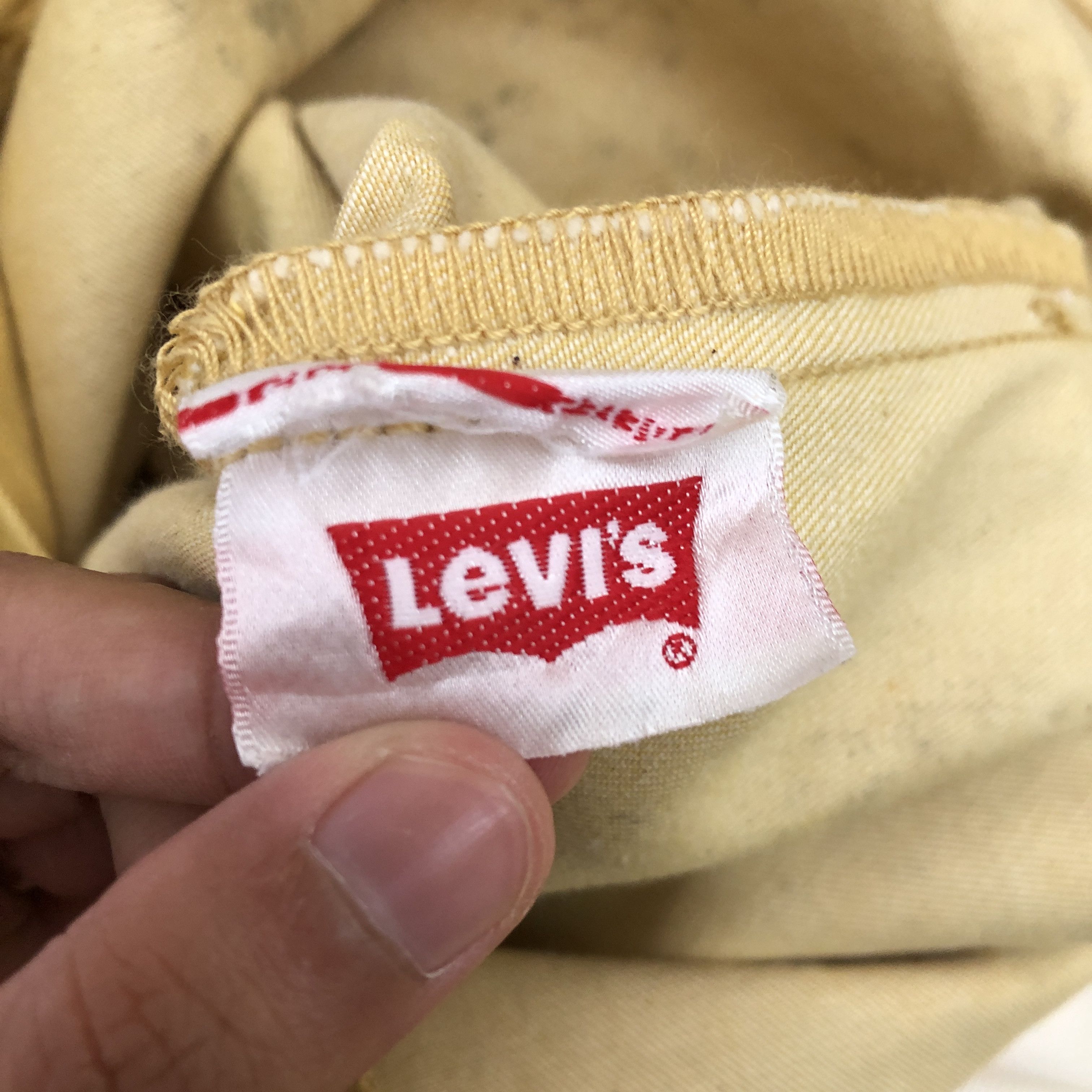 Levi's Vintage Levis 501 Jeans Levi's Denim Yellow Colour Pants Size 30" / US 8 / IT 44 - 10 Thumbnail