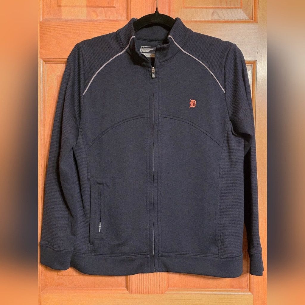 Cutter & Buck Cutter & Buck Vintage Detroit Tigers Navy Full-Zip Jacket Size S / US 4 / IT 40 - 1 Thumbnail