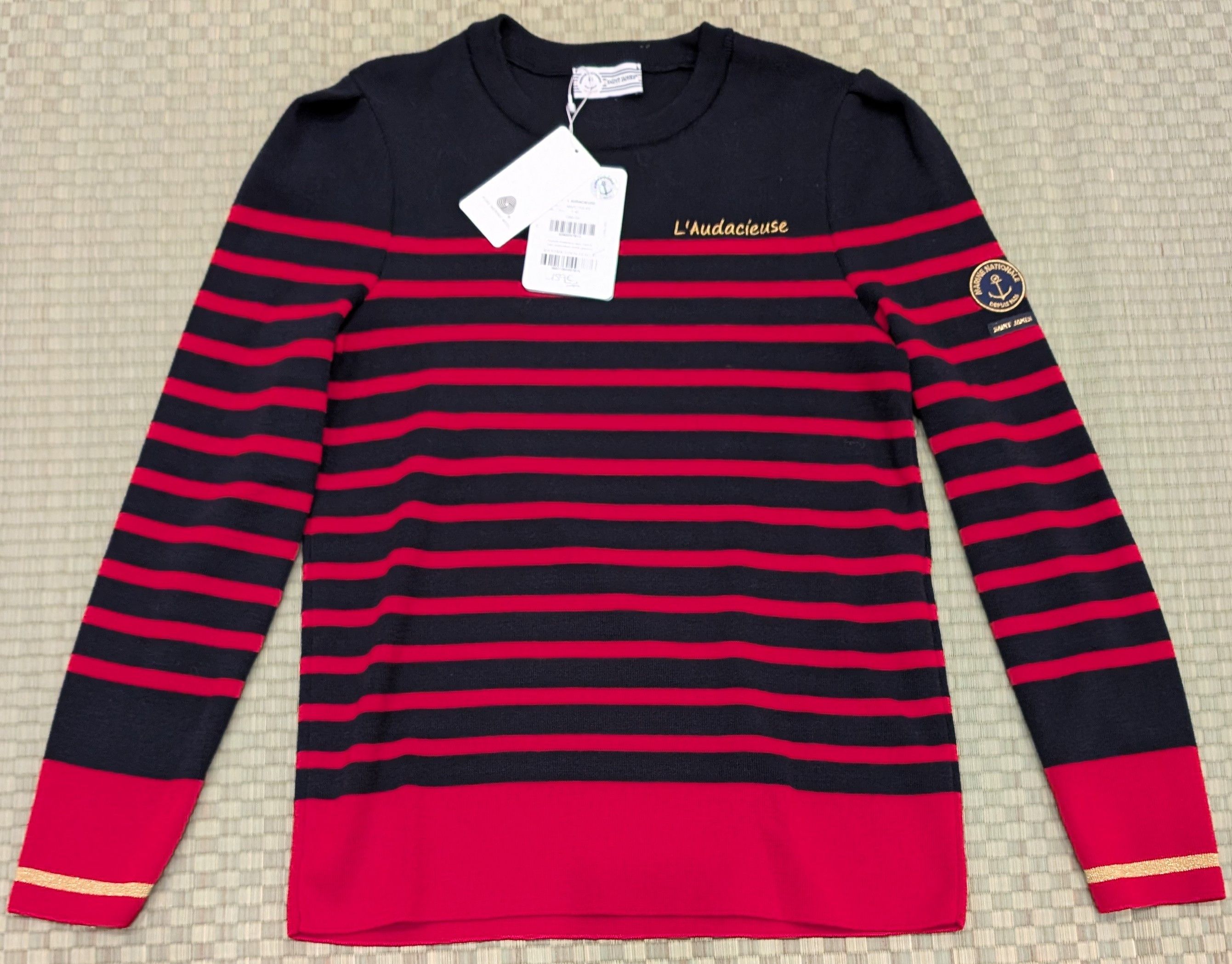 Saint James NWT Saint James L'Audacieuse 100% New Wool Sailor Jumper Size M / US 6-8 / IT 42-44 - 1 Thumbnail