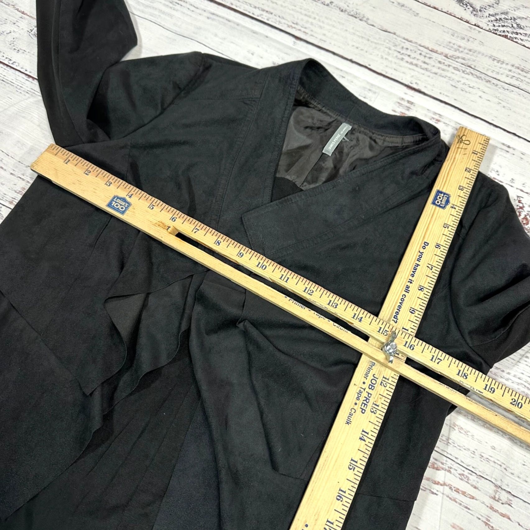 James Perse James Perse Womens Cardigan Sweater Open Front Long Sleeve Sz S Black High Low Sized Small Size S / US 4 / IT 40 - 3 Thumbnail