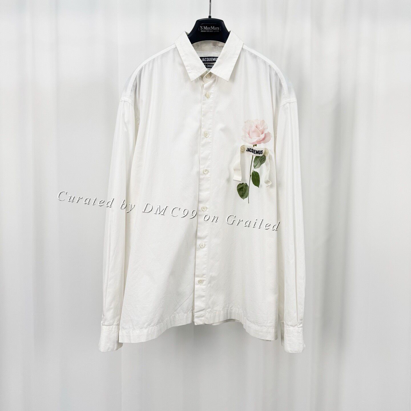 Jacquemus Jacquemus Rose Embroidery Letter Long-Sleeve Shirt Size US M / EU 48-50 / 2 - 1 Thumbnail