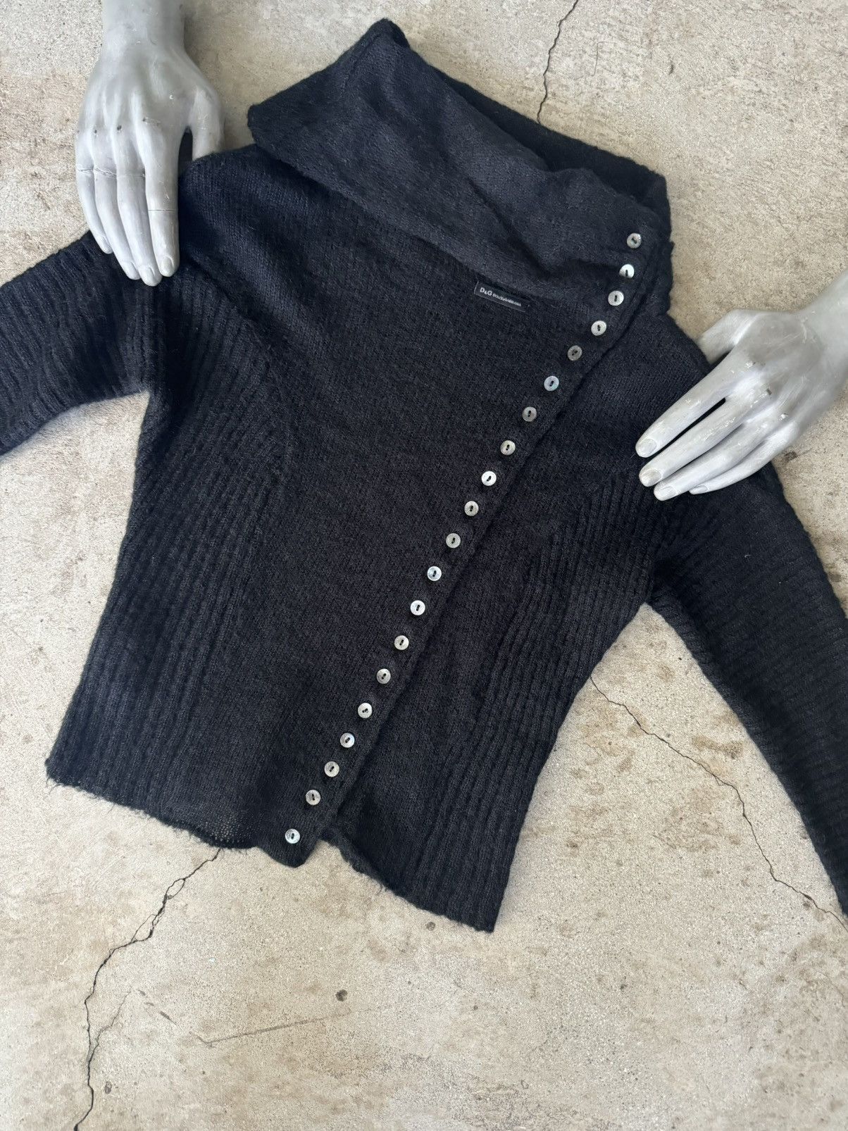 Dolce & Gabbana DOLCE & GABBANA ITALIAN MOHAIR WOOL KNIT JUMPER SWEATER Size XS / US 0-2 / IT 36-38 - 1 Thumbnail