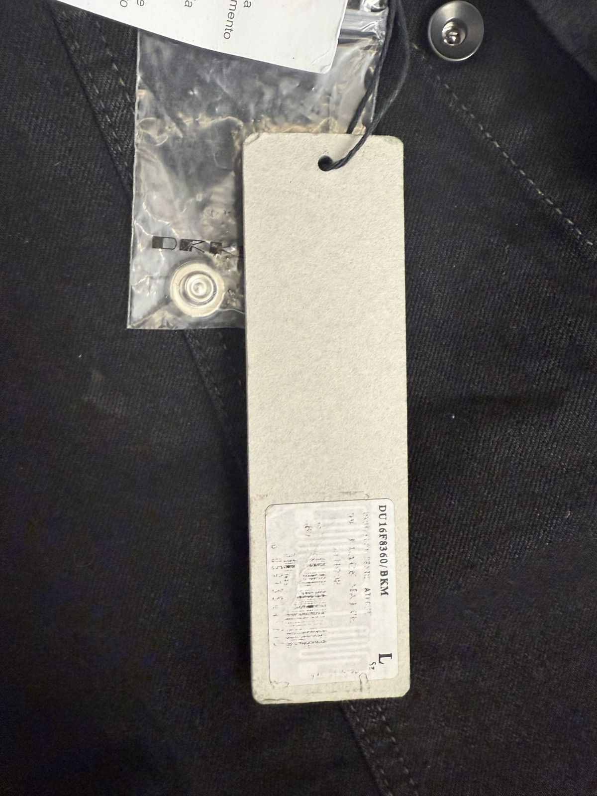 Rick Owens Drkshdw Rick Owens Drkshadw air cut wax denim Size US 34 / EU 50 - 4 Thumbnail