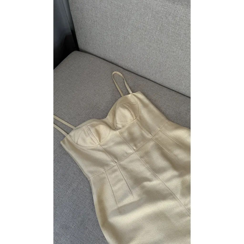 Dolce & Gabbana Dolce & Gabbana Gold Corset Bustier Bodycon Dress Size IT 44 Size M / US 6-8 / IT 42-44 - 5 Thumbnail