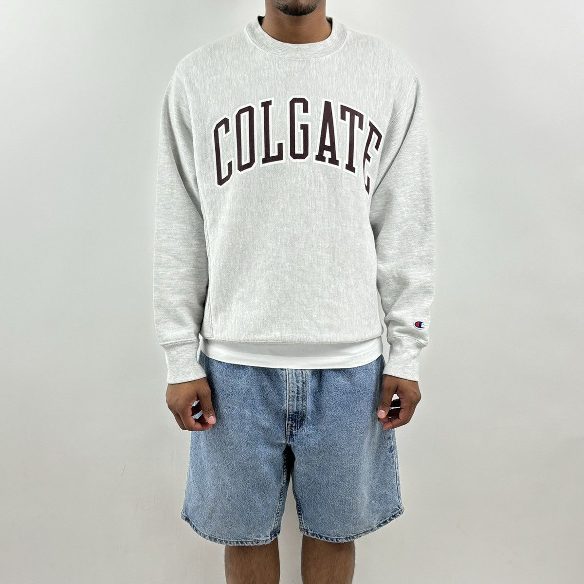 Champion × Vintage vintage 90s CHAMPION COLGATE UNIVERSITY spellout sweatshirt Size US M / EU 48-50 / 2 - 5 Thumbnail