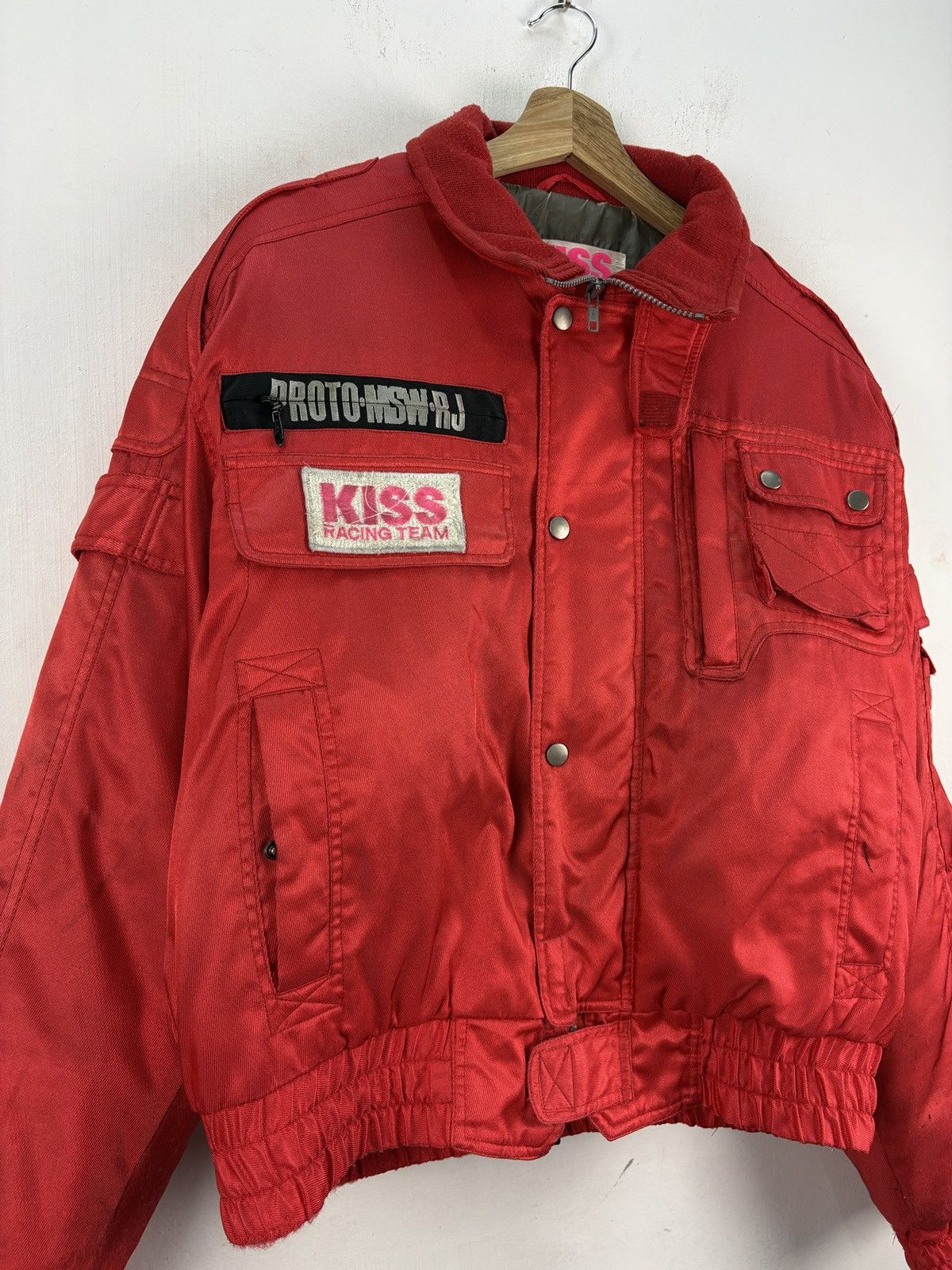 KISS Vintage Kiss Racing Jacket Bomber Issey Skyline Design Size US L / EU 52-54 / 3 - 9 Thumbnail