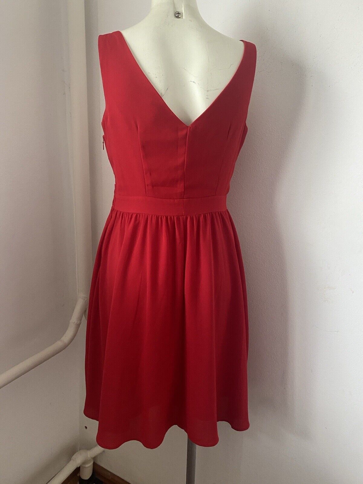 Vintage Orsay Party Dress Red Size 10 Sk2421 Size M / US 6-8 / IT 42-44 - 2 Thumbnail