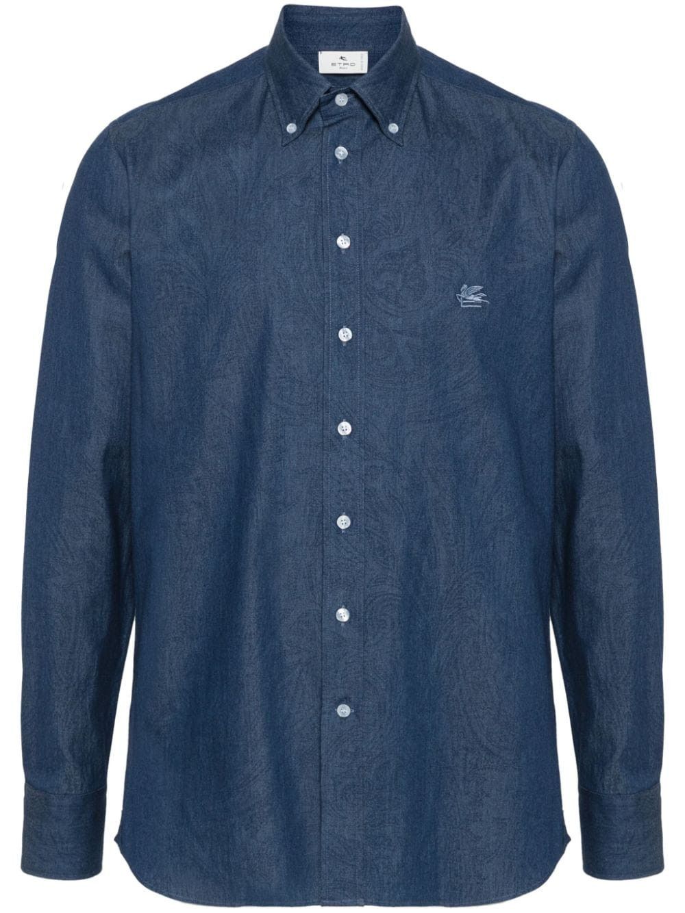 Etro LOGO COTTON SHIRT Size US L / EU 52-54 / 3 - 1 Thumbnail