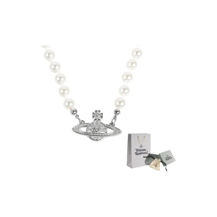 Vivienne Westwood Vivienne Westwood Mini Bas Relief Choker Necklace 0079 Size ONE SIZE - 1 Thumbnail