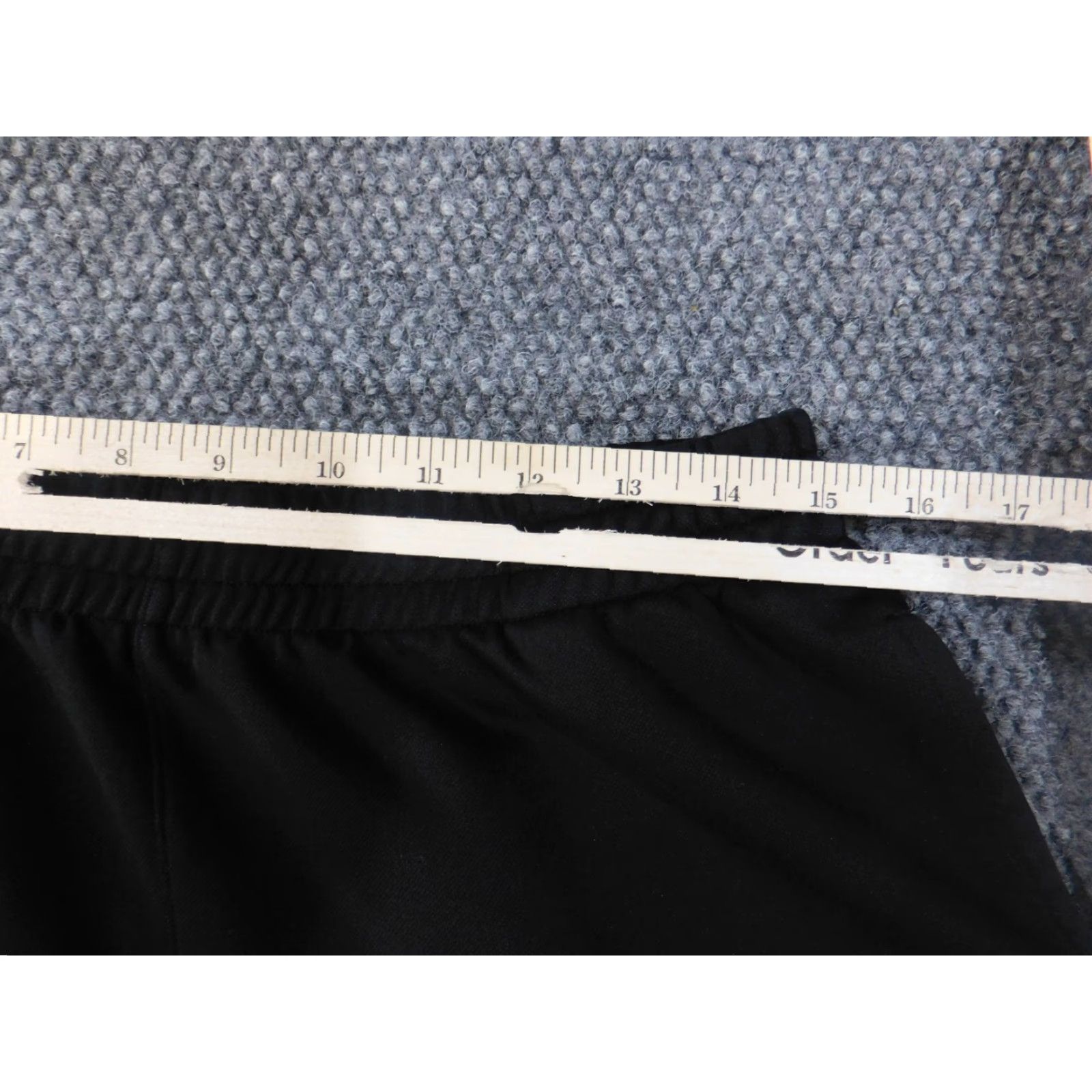 Adidas adidas sweatpants Men M Black Vintage no Retro Logo Zip Casual Straight Pant Size US 31 - 5 Thumbnail