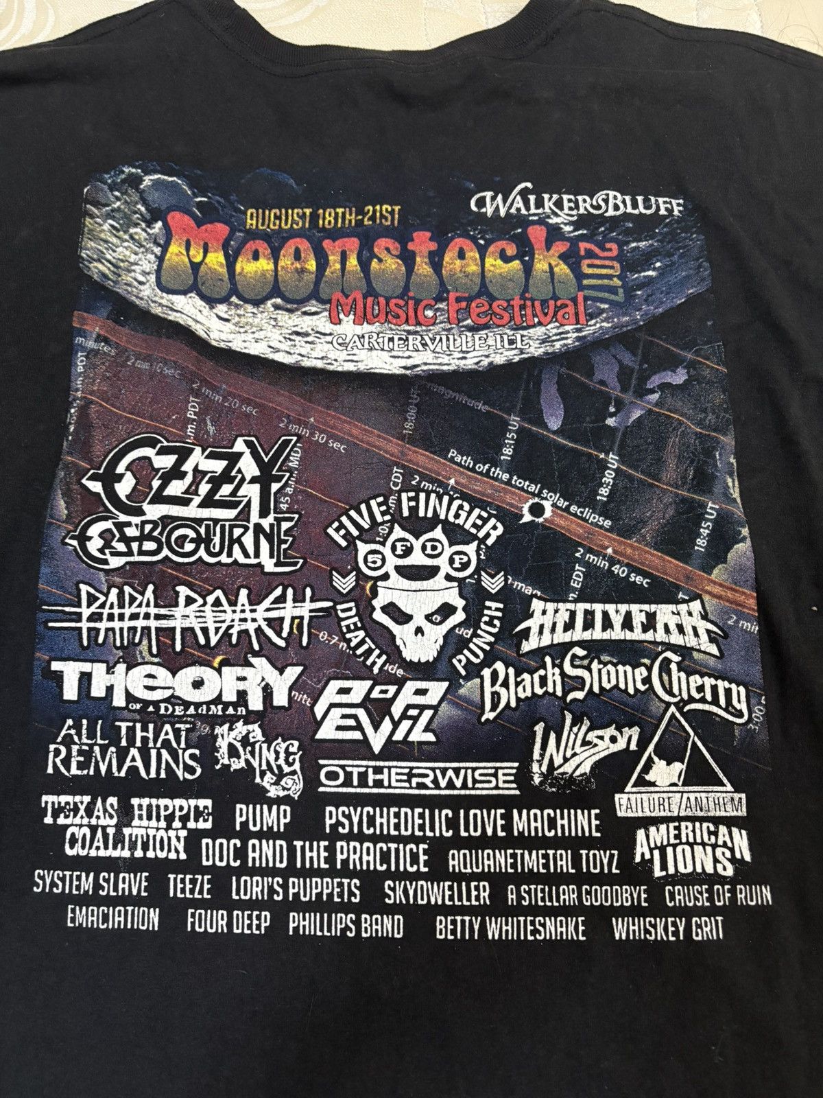 Ozzy Osbourne The Ozzy Osbourne Moonstock Festival tee Size US XL / EU 56 / 4 - 5 Thumbnail