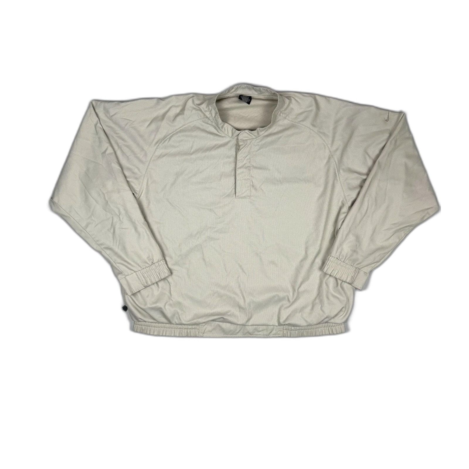 Nike Nike Golf Men's 1/4 Buttoned Sleeve Logo Pullover Windbreake Size US L / EU 52-54 / 3 - 1 Thumbnail