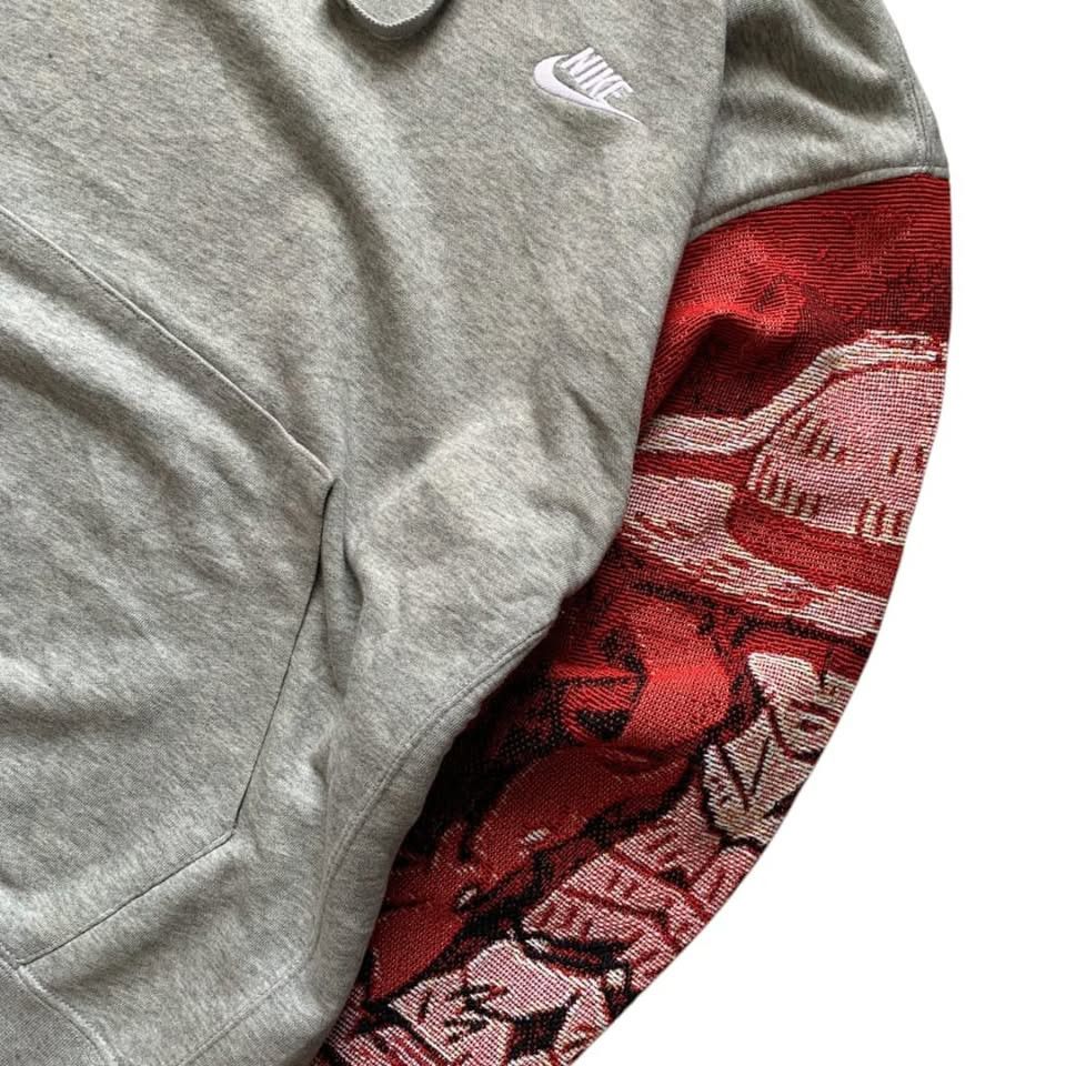 Nike Nike Hoodie Rework (Reworked) Anime One Piece Grey 1/1 Size US L / EU 52-54 / 3 - 3 Thumbnail