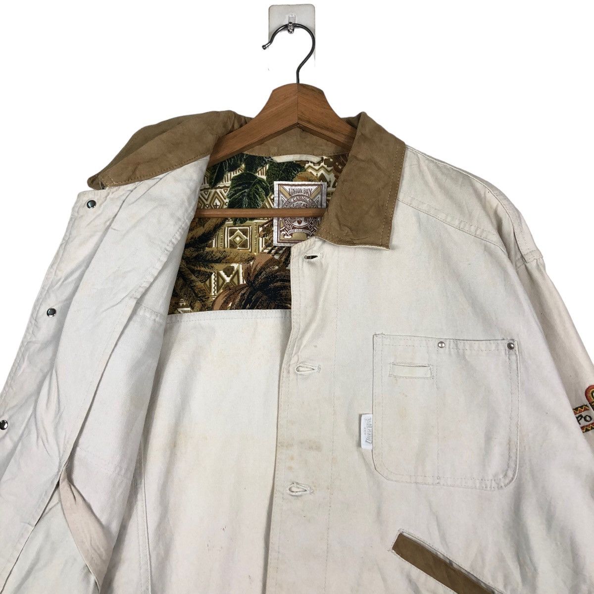 Japanese Brand 🔥Vintage Cropped Biker Jacket Union Made Multi Pocket Size US L / EU 52-54 / 3 - 12 Thumbnail