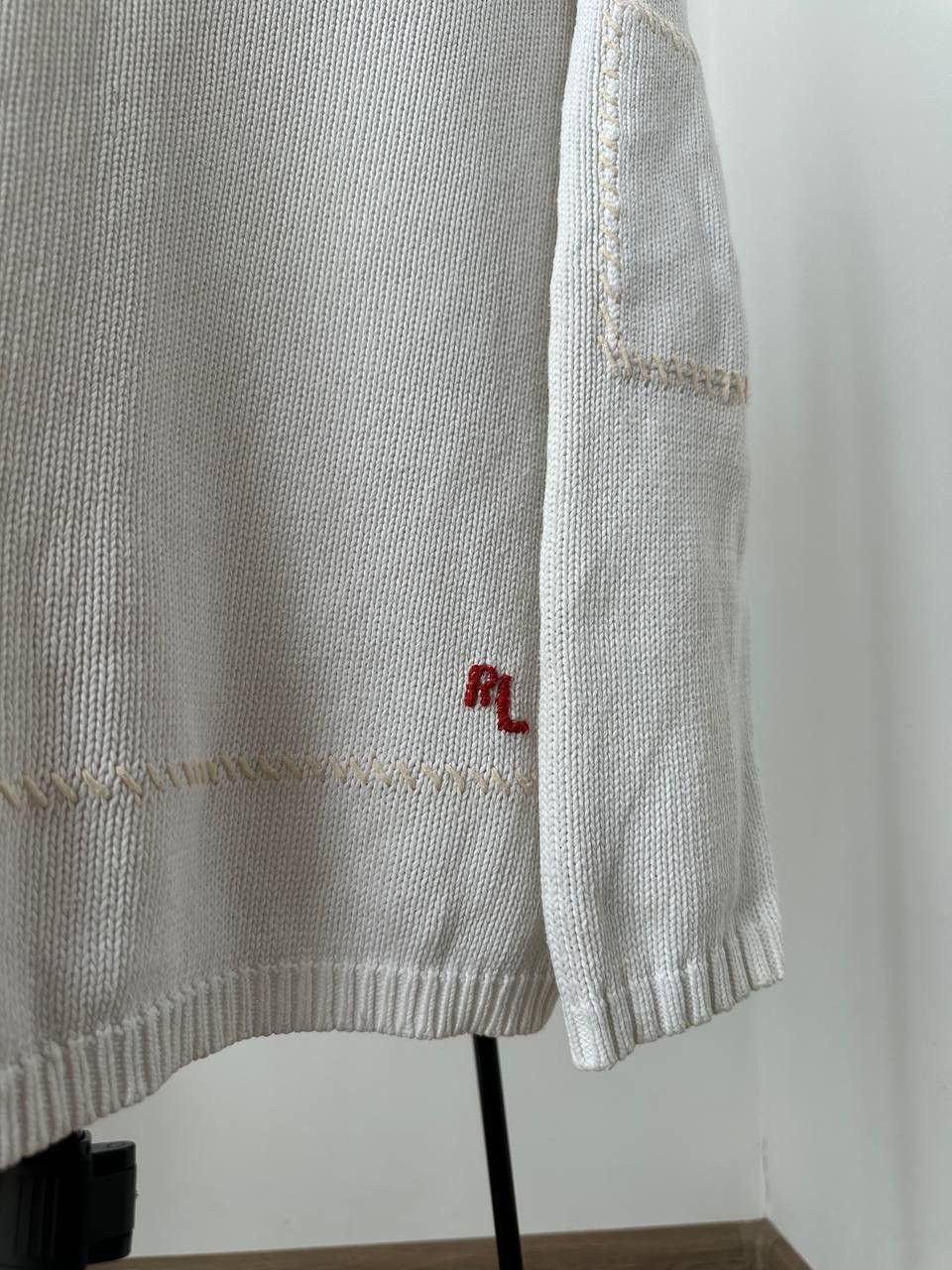 Polo Ralph Lauren Vintage Polo Ralph Lauren White USA Flag Sweater Size US S / EU 44-46 / 1 - 16 Thumbnail