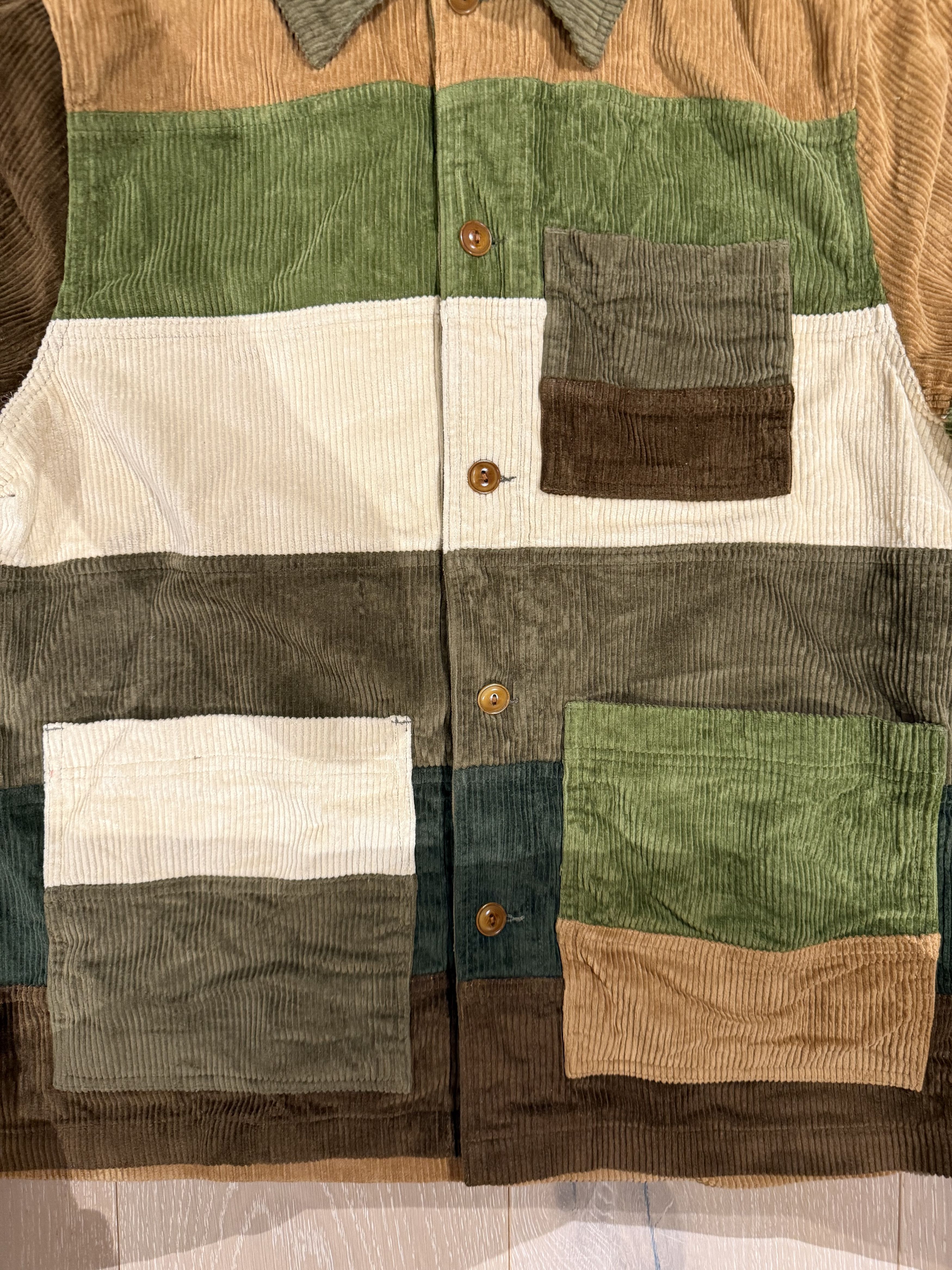 Schott 💚 Schott NYC Corduroy Patchwork Jacket Large NEW Size US L / EU 52-54 / 3 - 6 Thumbnail